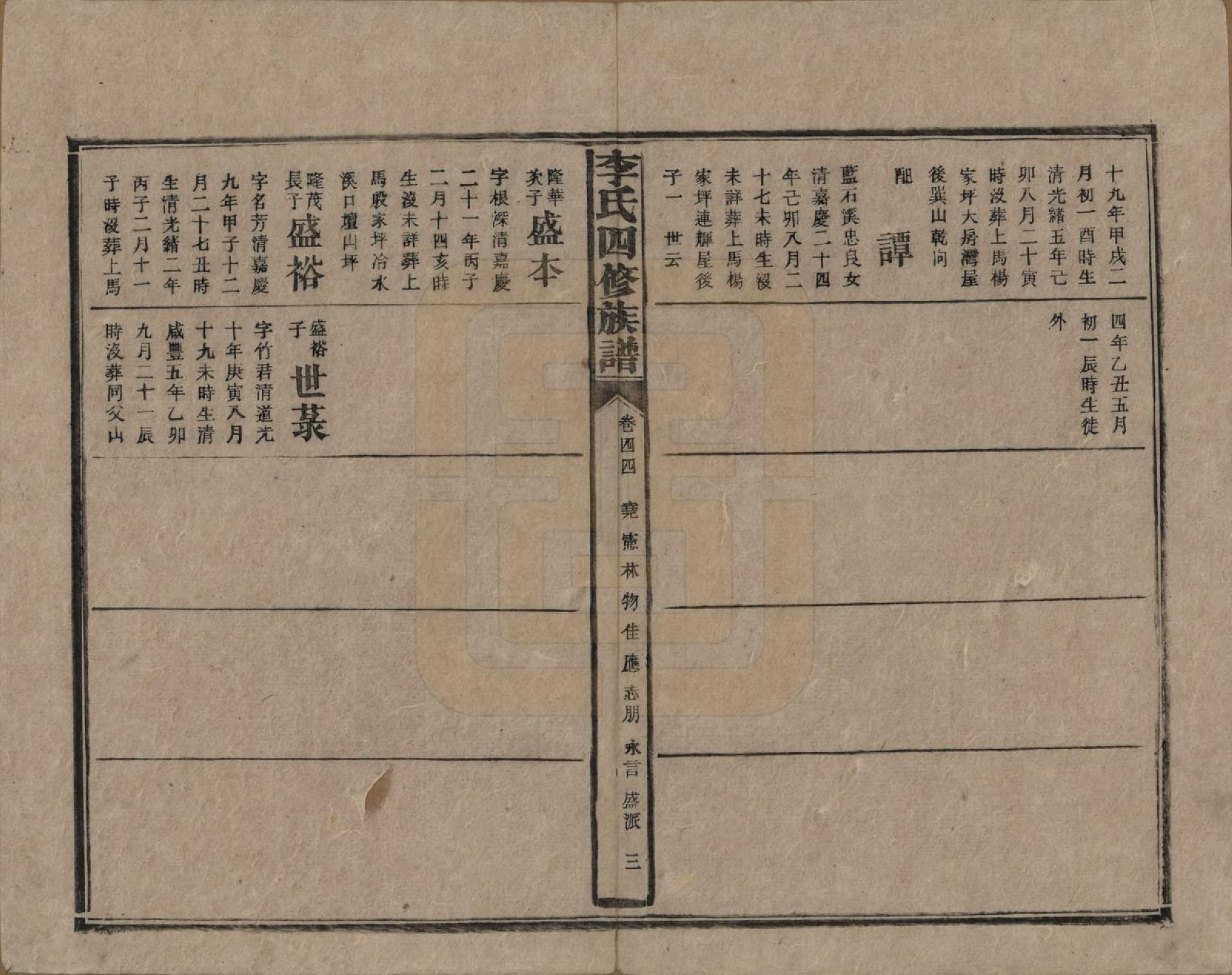 GTJP0803.李.湖南.李氏四修族谱.民国5年（1916）_044.pdf_第3页