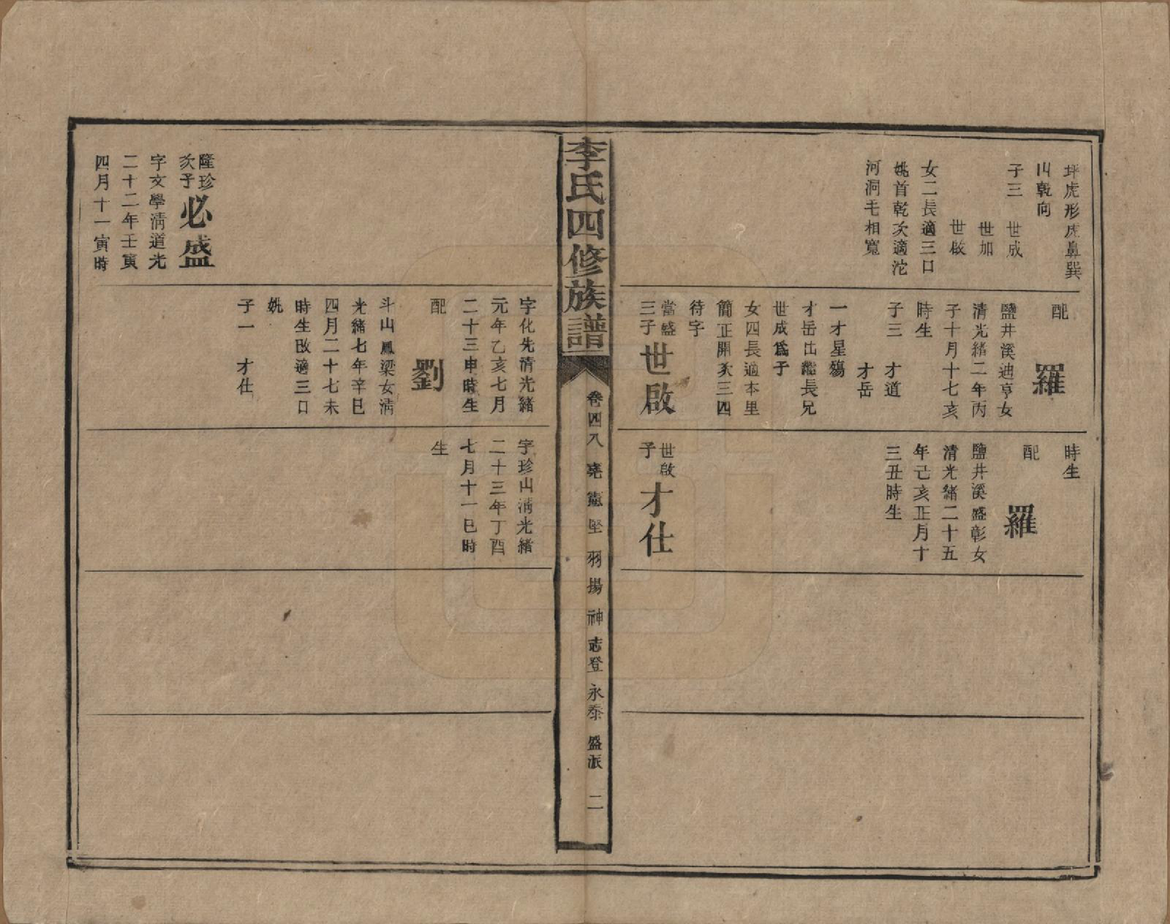 GTJP0803.李.湖南.李氏四修族谱.民国5年（1916）_048.pdf_第2页