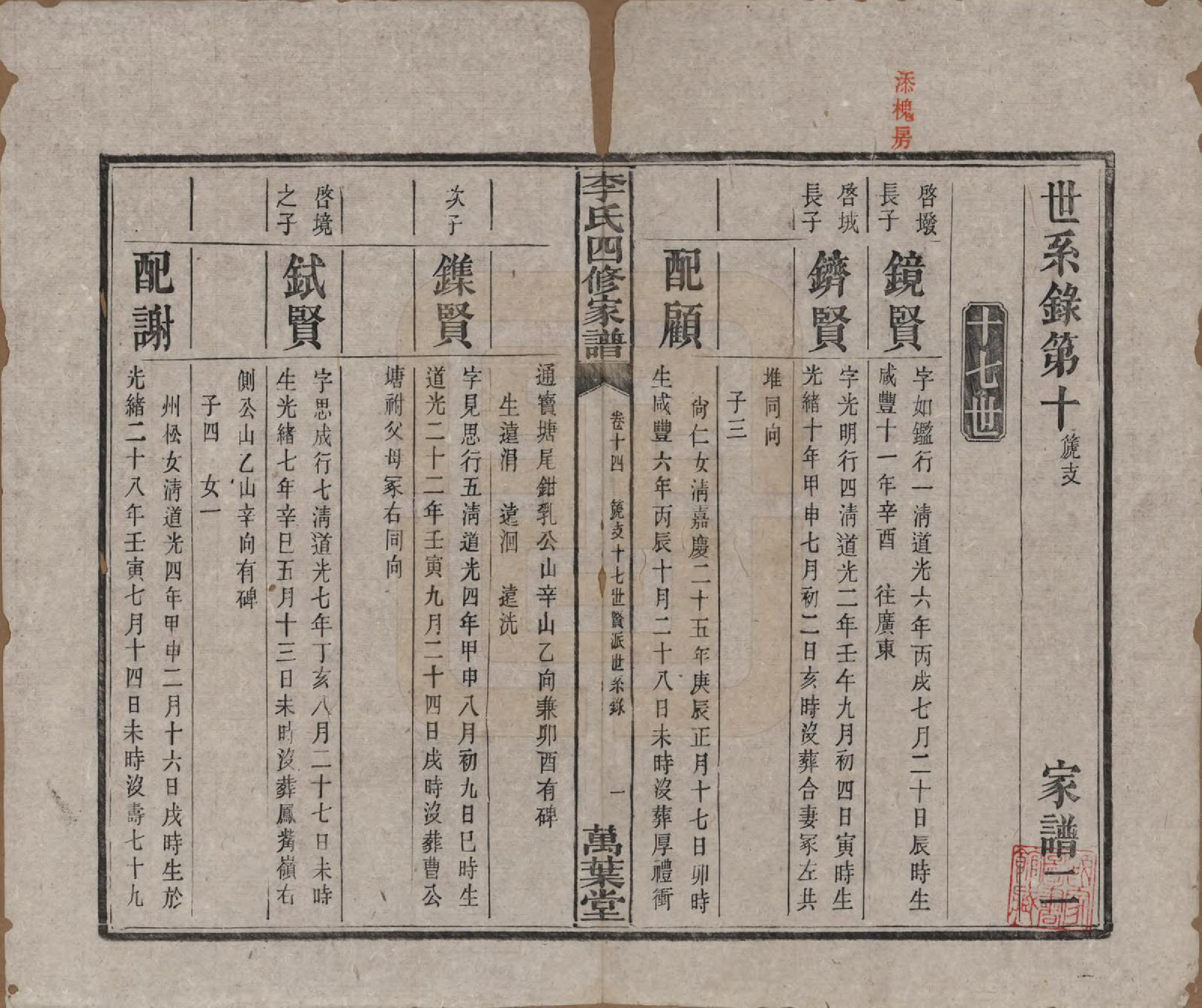 GTJP0805.李.湖南湘潭.湘潭神冲李氏四修家谱.民国8年[1919]_014.pdf_第2页