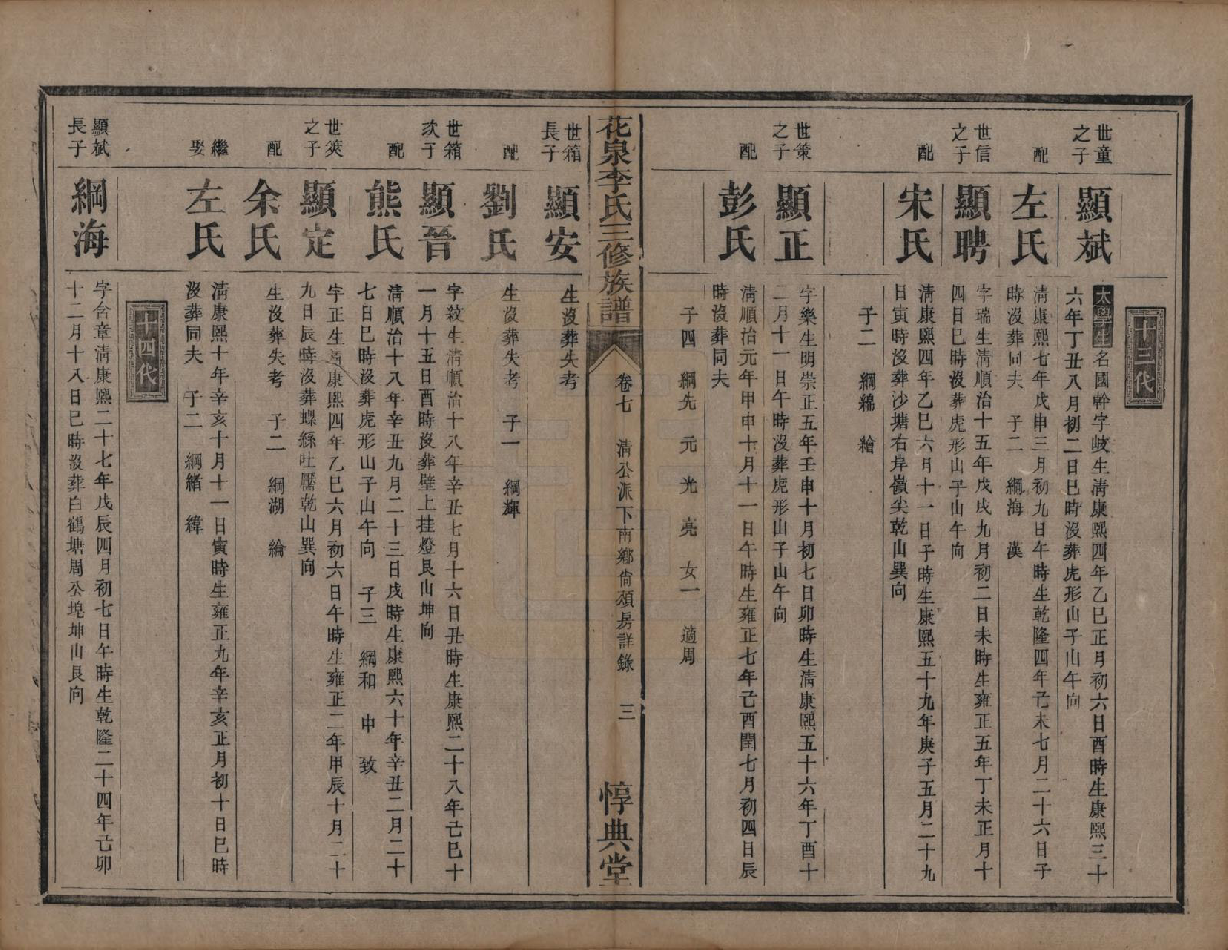 GTJP0848.李.湖南衡阳.花泉李氏三修族谱十二卷.清光绪十九年（1893）_008.pdf_第3页