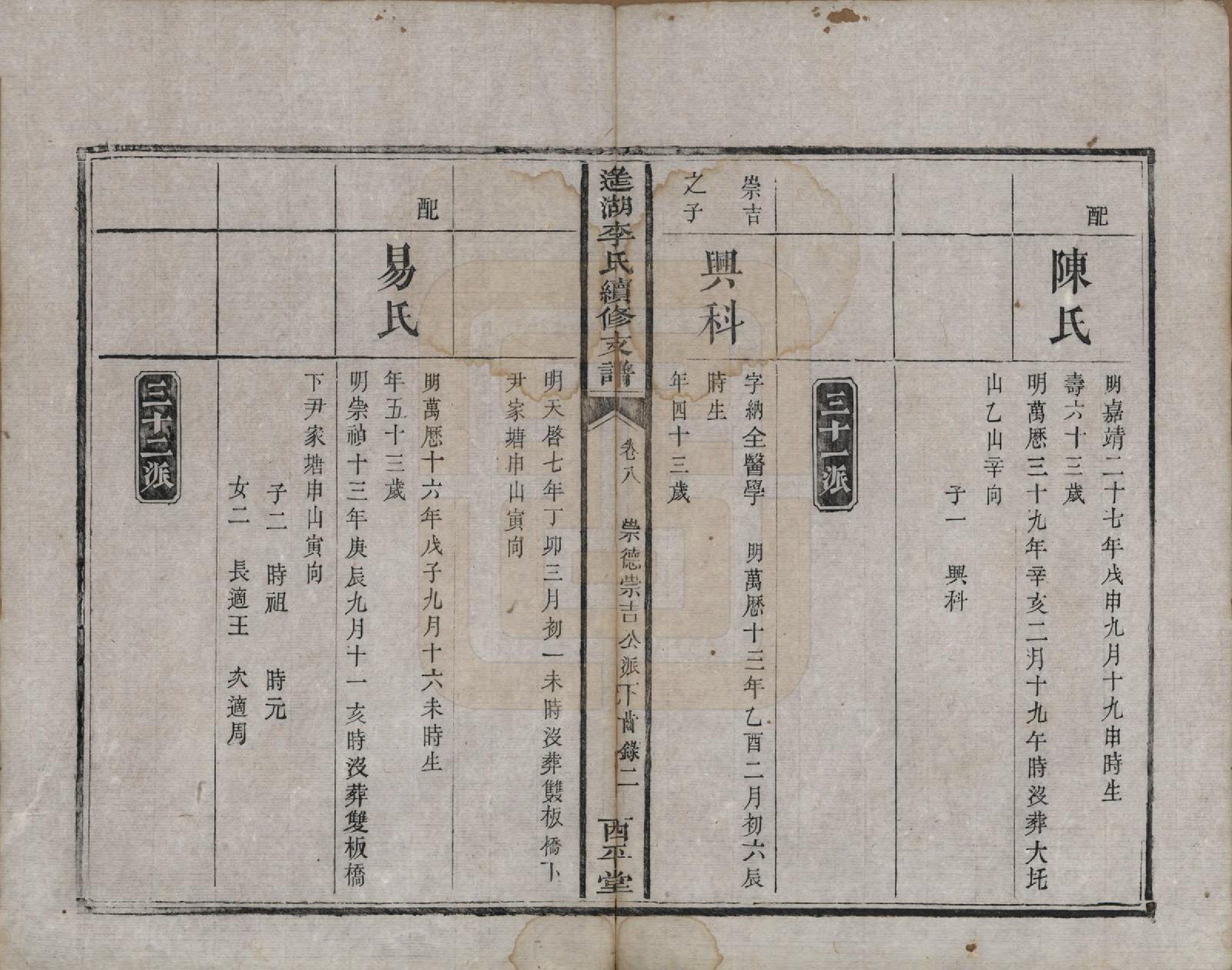 GTJP0860.李.湖南湘乡.遥湖李氏续修支谱十卷.清同治元年（1862）_008.pdf_第2页