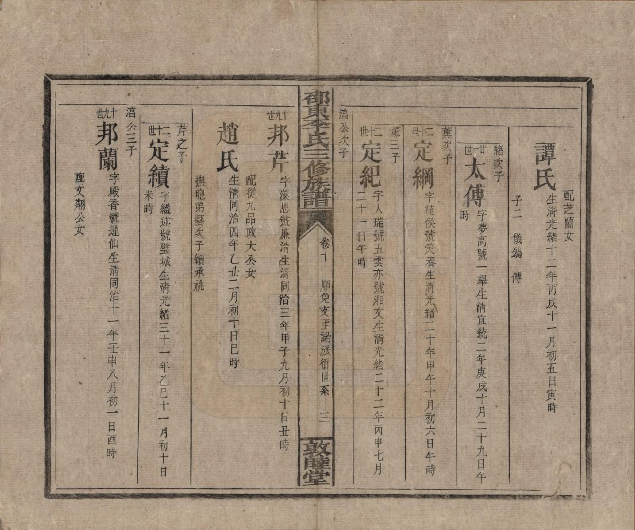 GTJP0861.李.湖南邵陵.邵东李氏三修族谱.清宣统3年（1911）_010.pdf_第3页