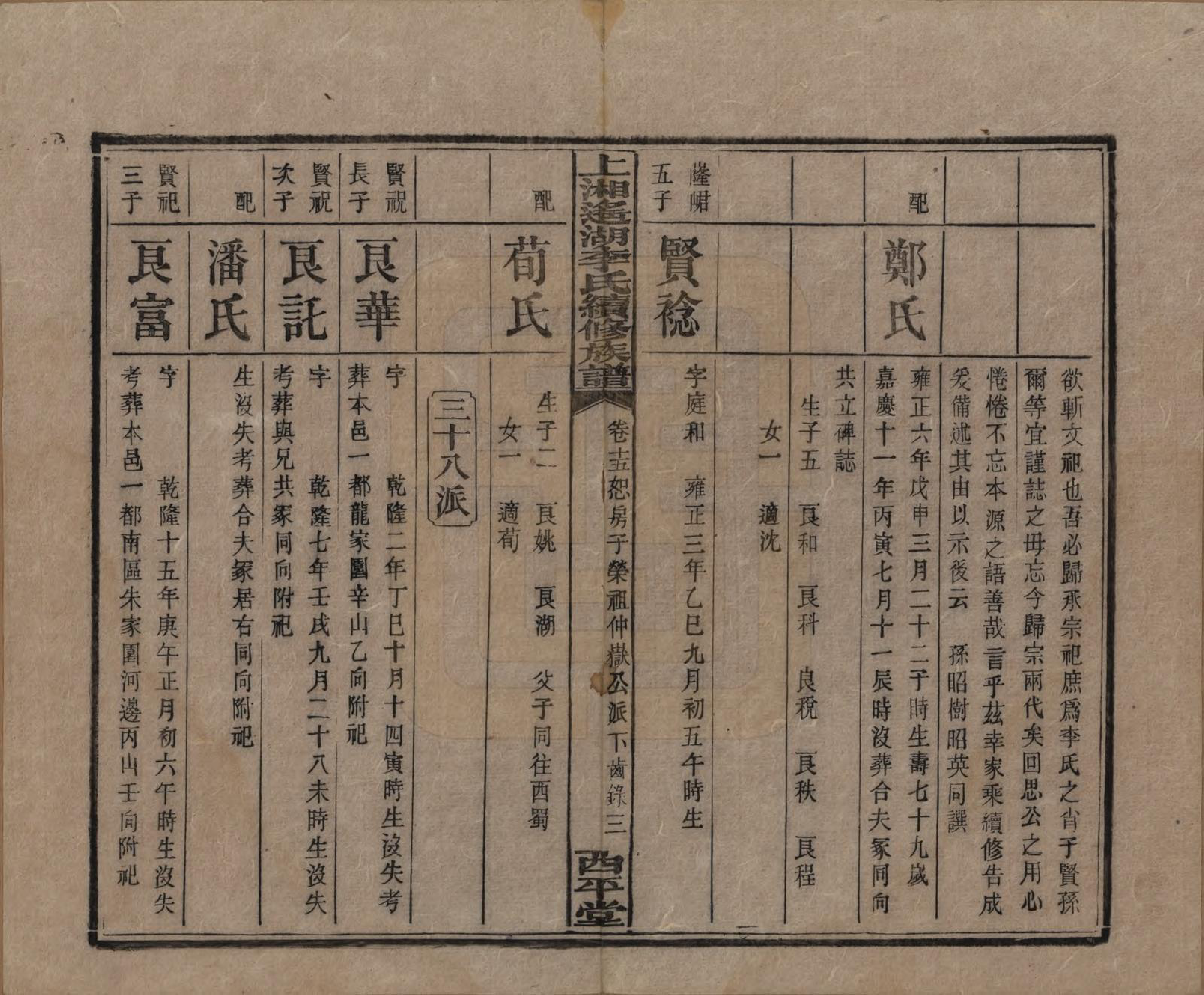 GTJP0862.李.湖南湘乡.遥湖西平李氏族谱十七卷.清宣统三年（1911）_015.pdf_第3页