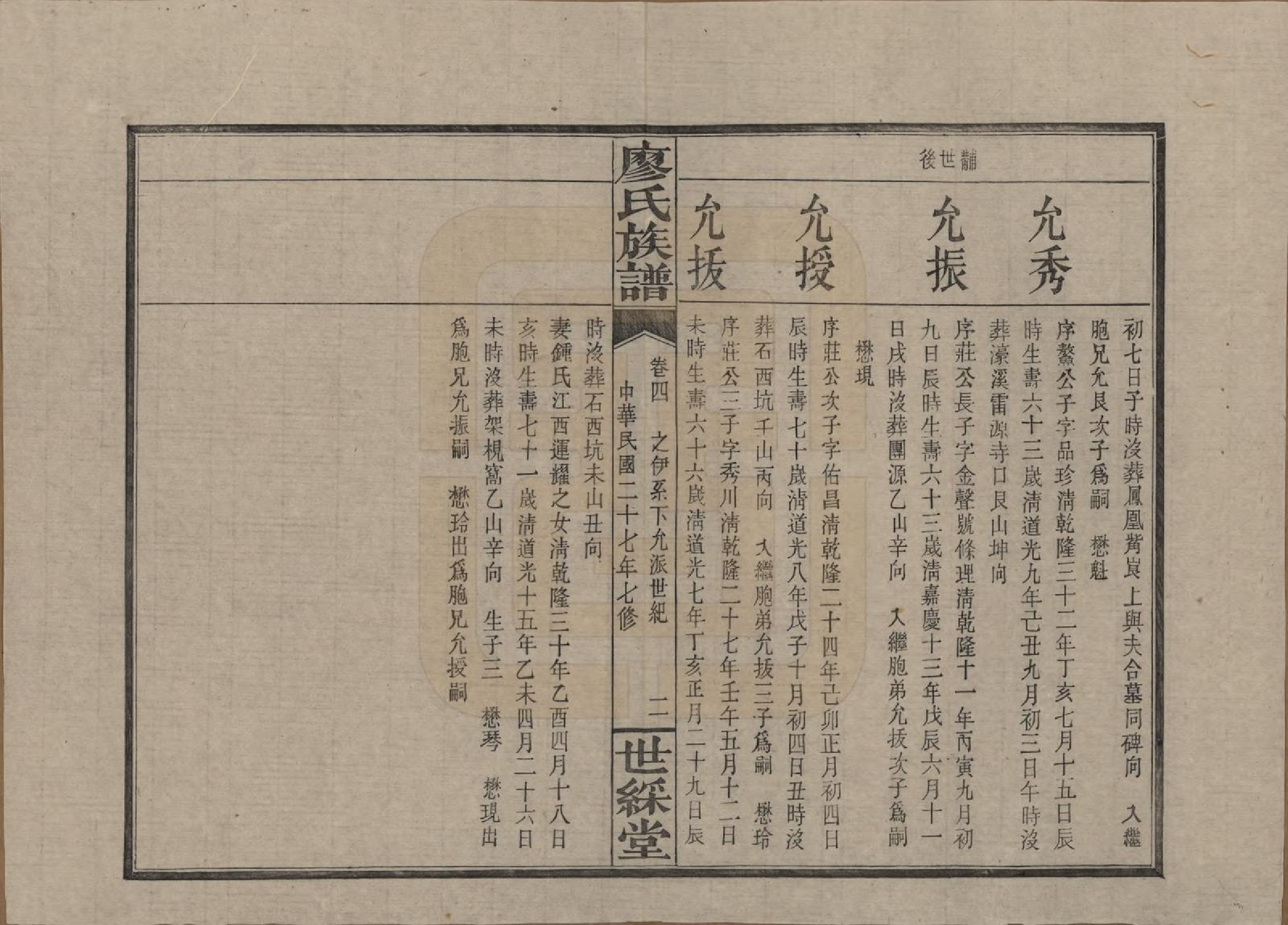 GTJP0874.廖.湖南浏阳.浏东廖氏族谱.民国二十八年（1939年）_004.pdf_第2页