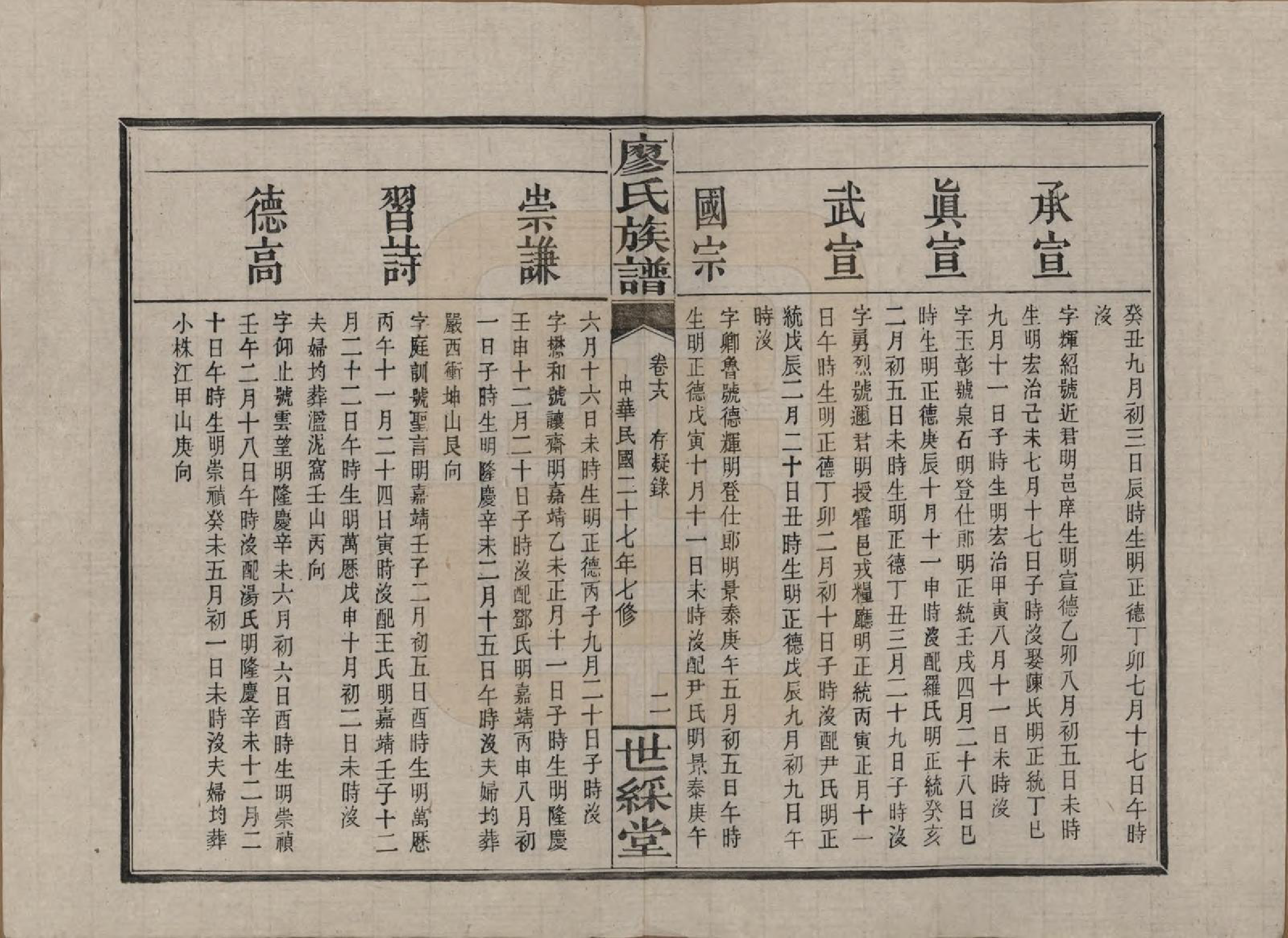 GTJP0874.廖.湖南浏阳.浏东廖氏族谱.民国二十八年（1939年）_018.pdf_第2页