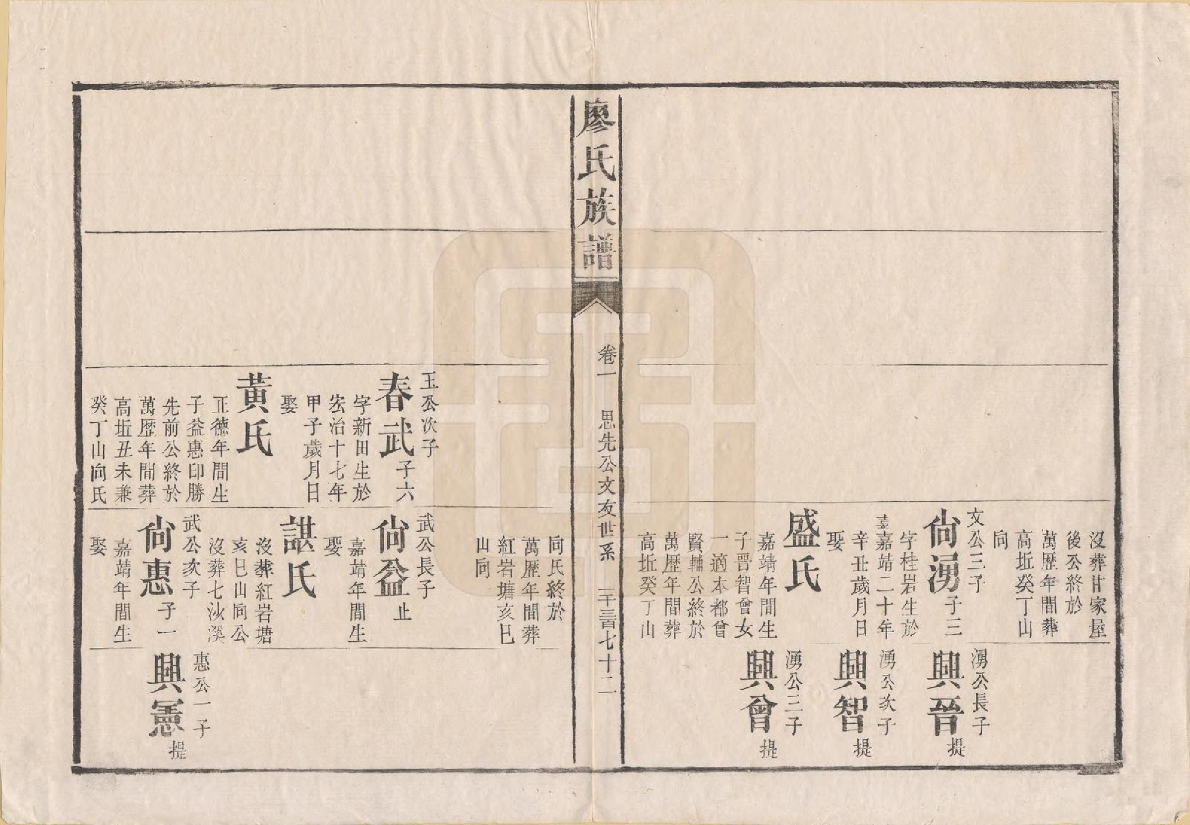 GTJP0884.廖.湖南安化.廖氏族谱.清同治5年（1866）_009.pdf_第2页