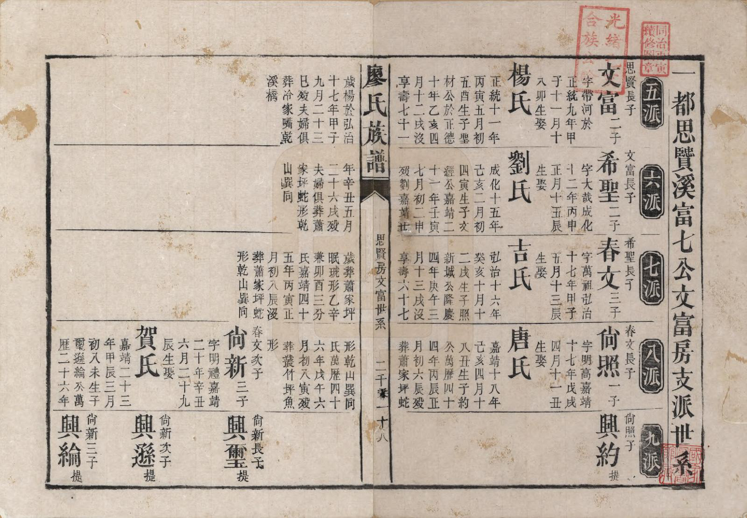 GTJP0884.廖.湖南安化.廖氏族谱.清同治5年（1866）_014.pdf_第1页