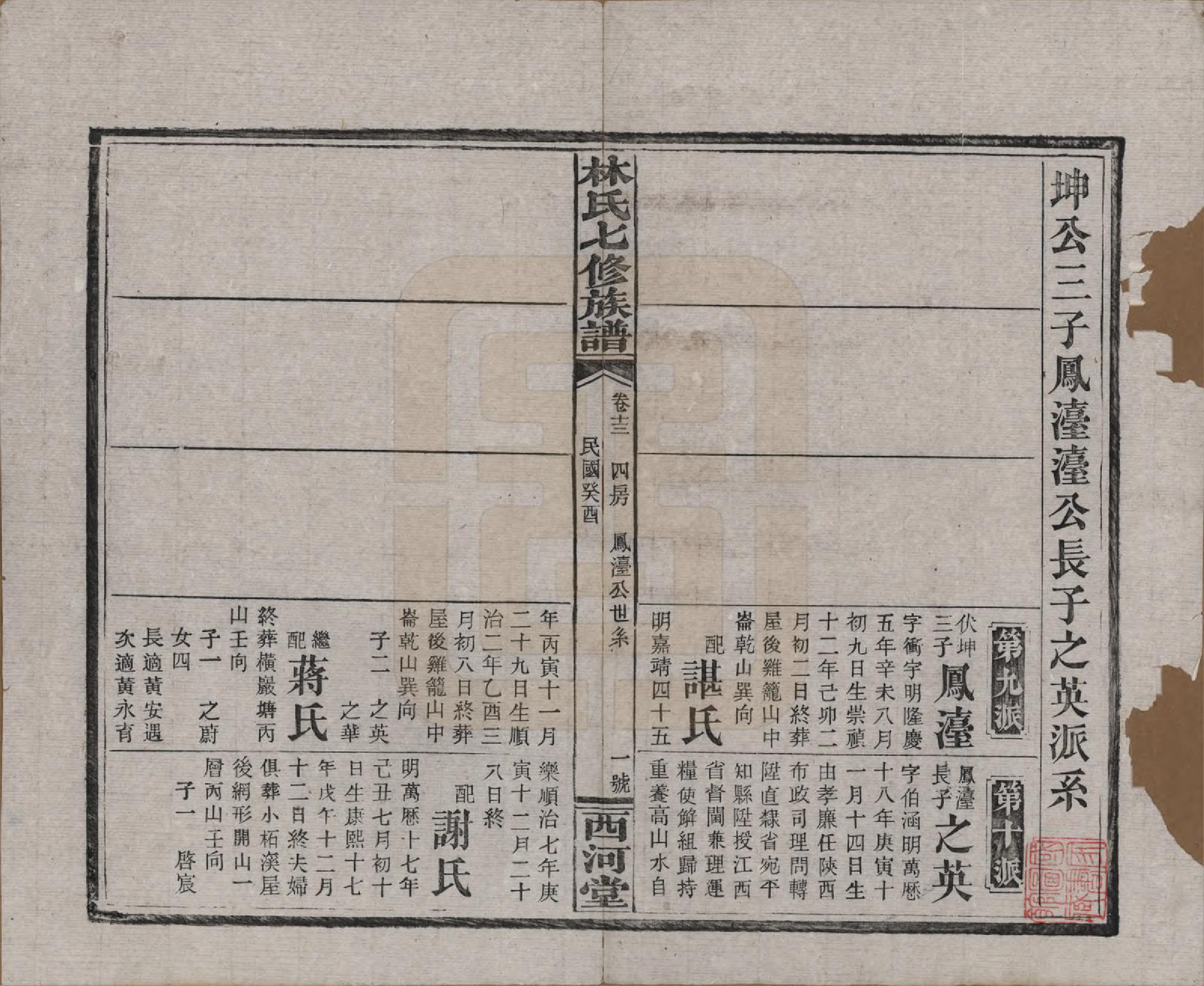 GTJP0887.林.湖南安化.林氏七修族谱.民国二十二年(1933)_013.pdf_第1页