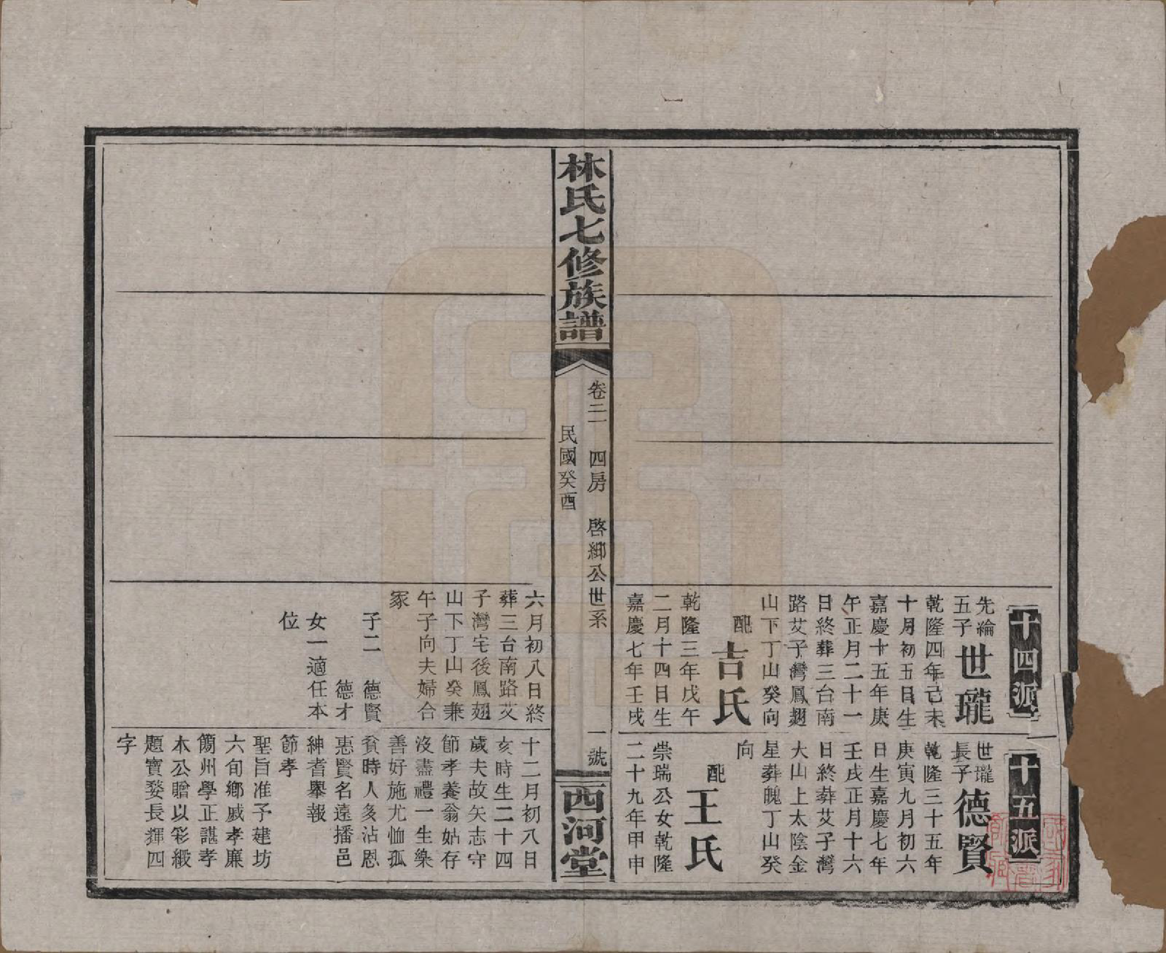 GTJP0887.林.湖南安化.林氏七修族谱.民国二十二年(1933)_021.pdf_第1页