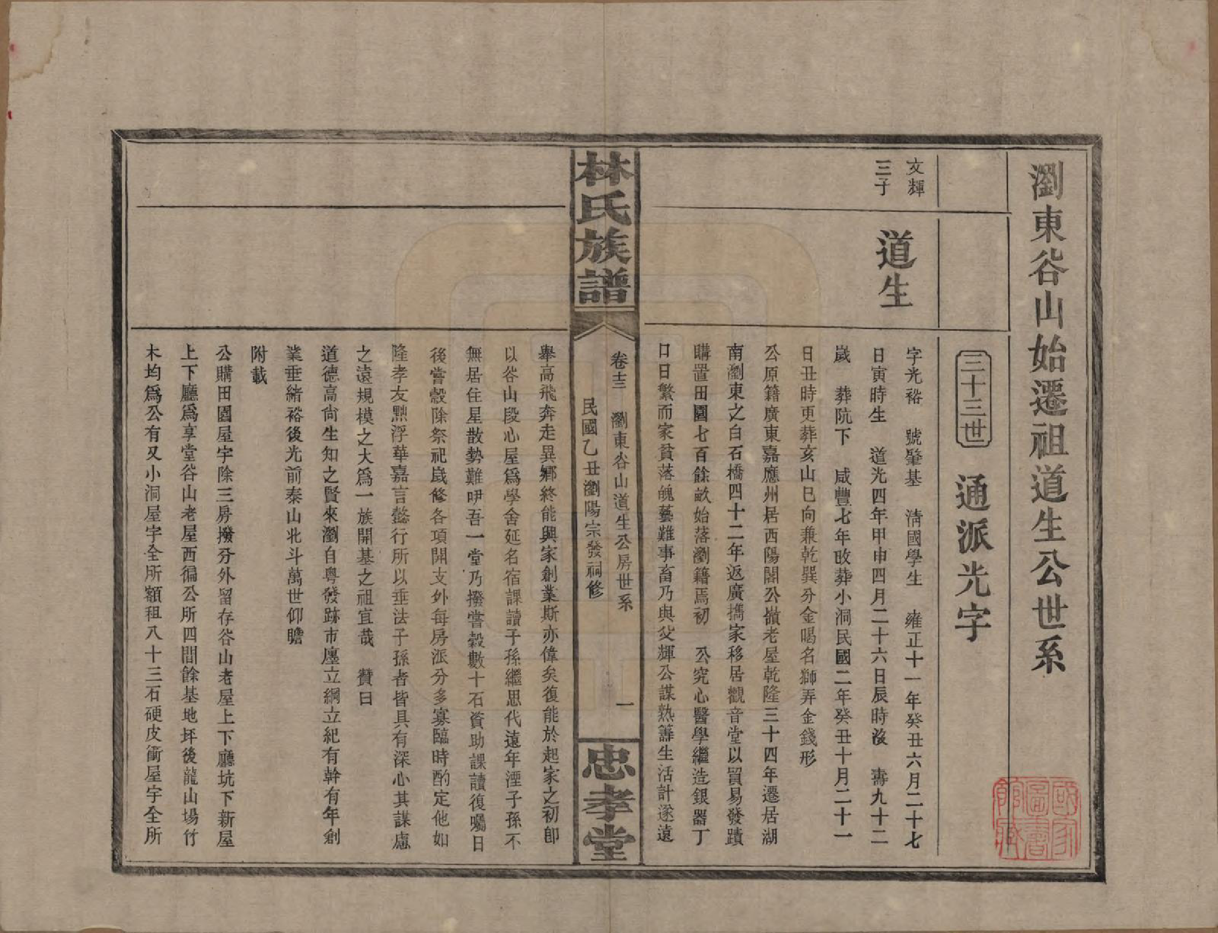 GTJP0892.林.湖南浏阳.林氏族谱三十一卷.民国十五年(1926)_013.pdf_第1页