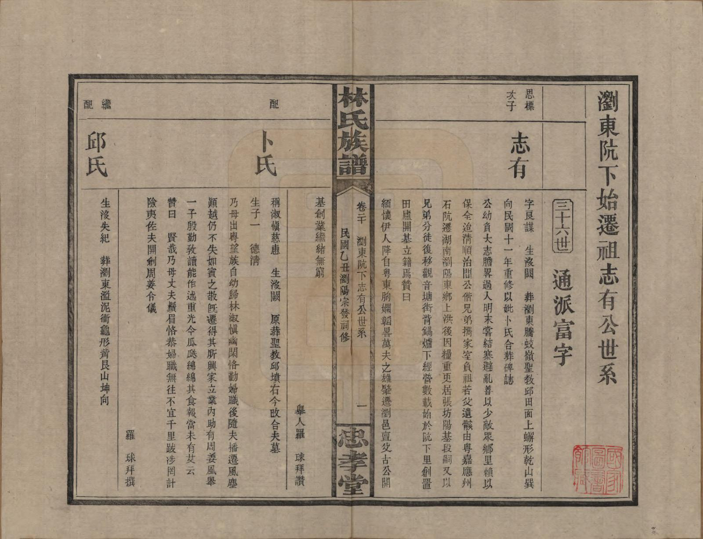 GTJP0892.林.湖南浏阳.林氏族谱三十一卷.民国十五年(1926)_020.pdf_第1页