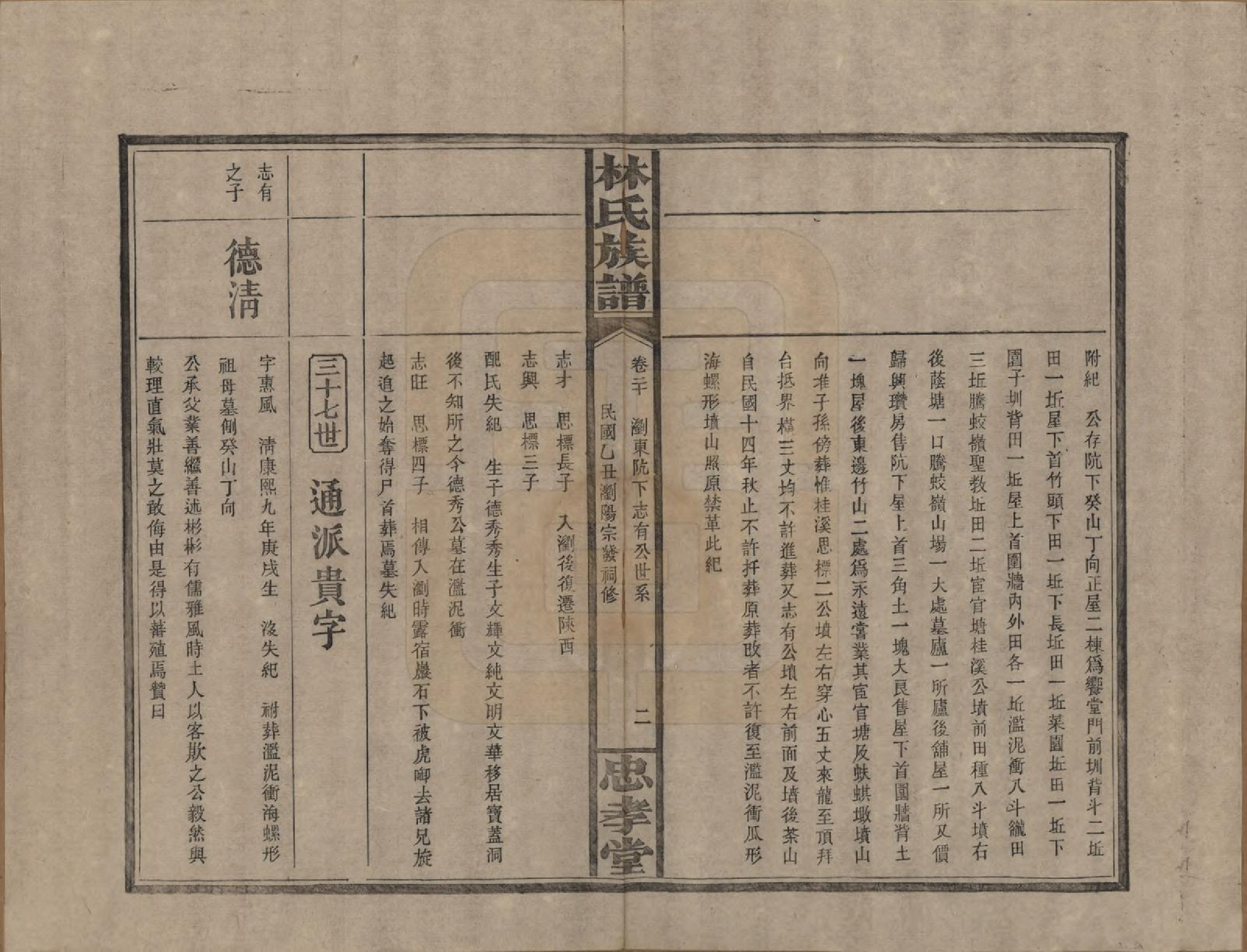 GTJP0892.林.湖南浏阳.林氏族谱三十一卷.民国十五年(1926)_020.pdf_第2页