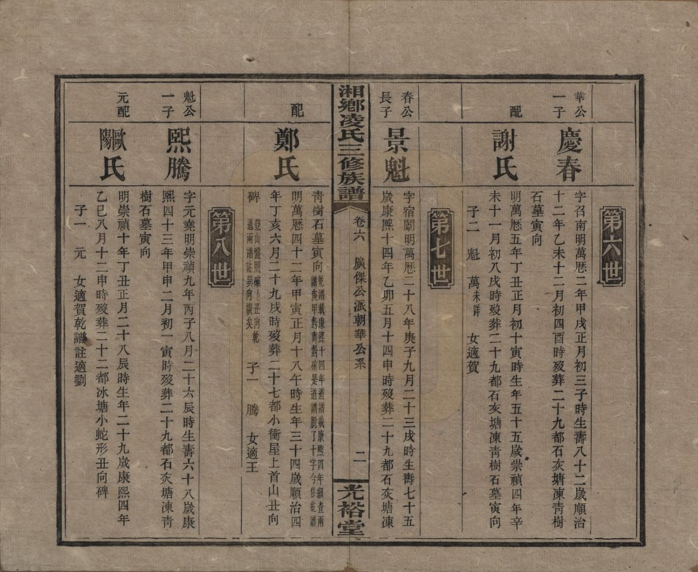 GTJP0907.凌.湖南湘乡.湘乡凌氏三修族谱.清光绪33年[1907]_006.pdf_第2页