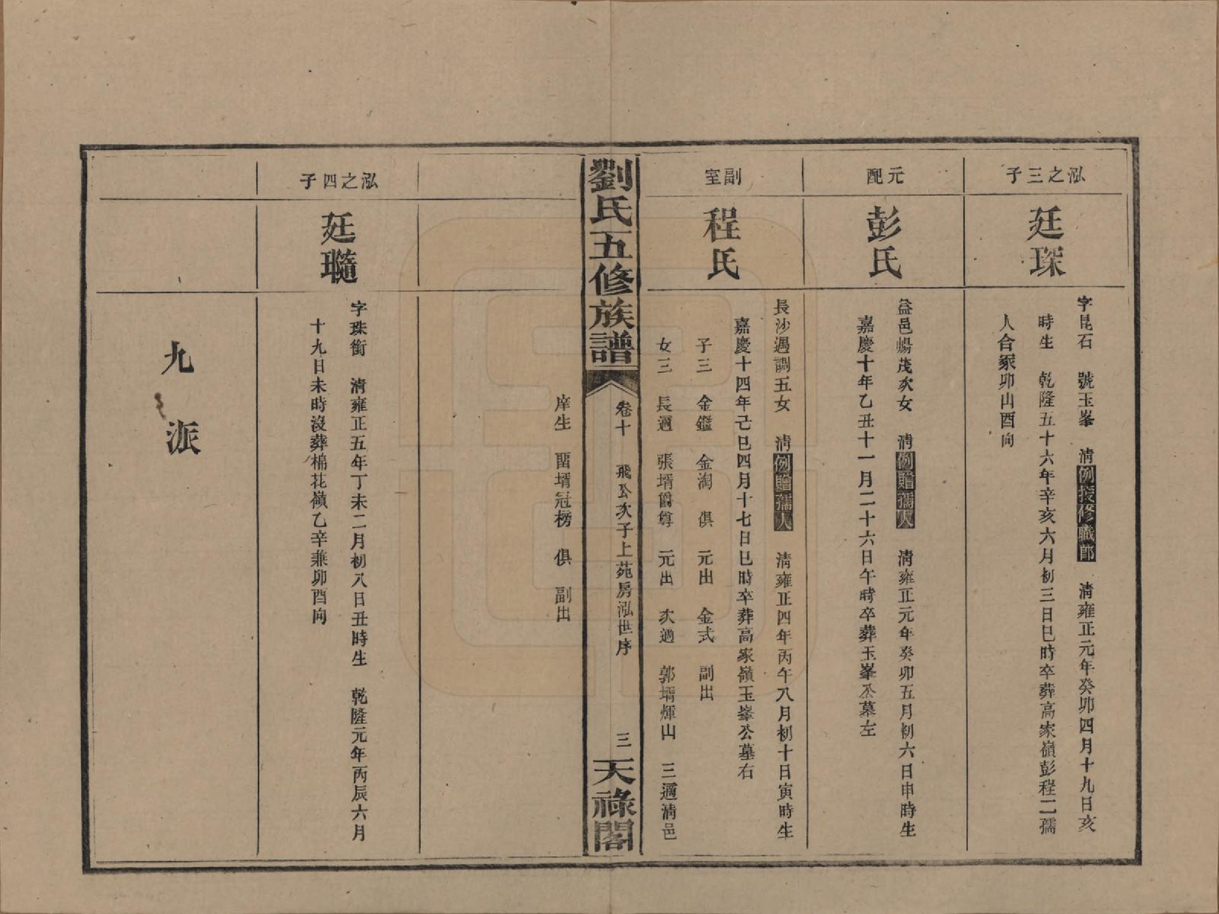 GTJP0931.刘.湖南益阳.刘氏五修族谱十七卷卷首二卷卷末二卷.民国三十六年（1947）_010.pdf_第3页