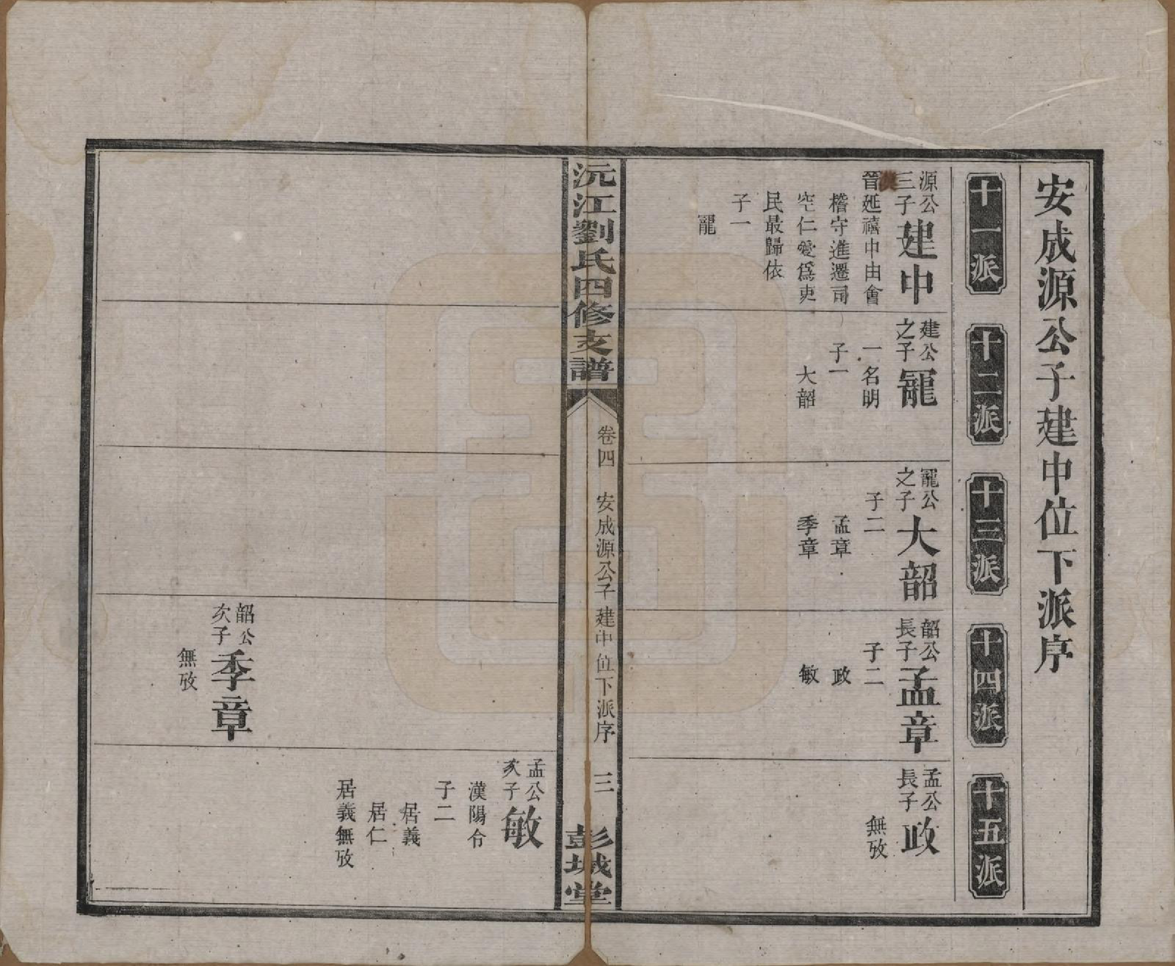 GTJP0947.刘.湖南沅江.沅江刘氏四修支谱十四卷.民国十九年（1930）_004.pdf_第3页