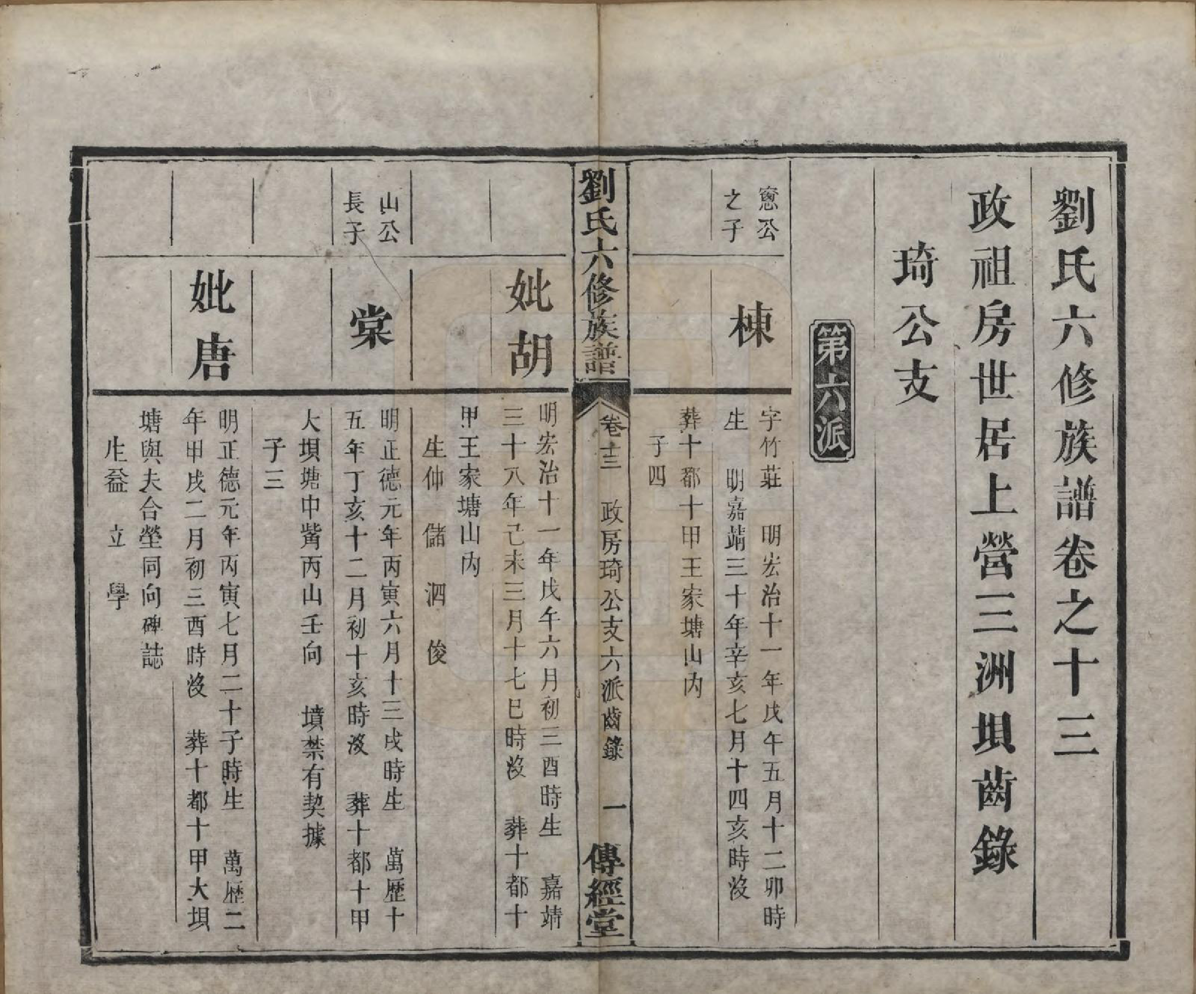 GTJP0962.刘.湖南湘潭.刘氏六修族谱四十卷.清光绪八年（1882）_013.pdf_第2页