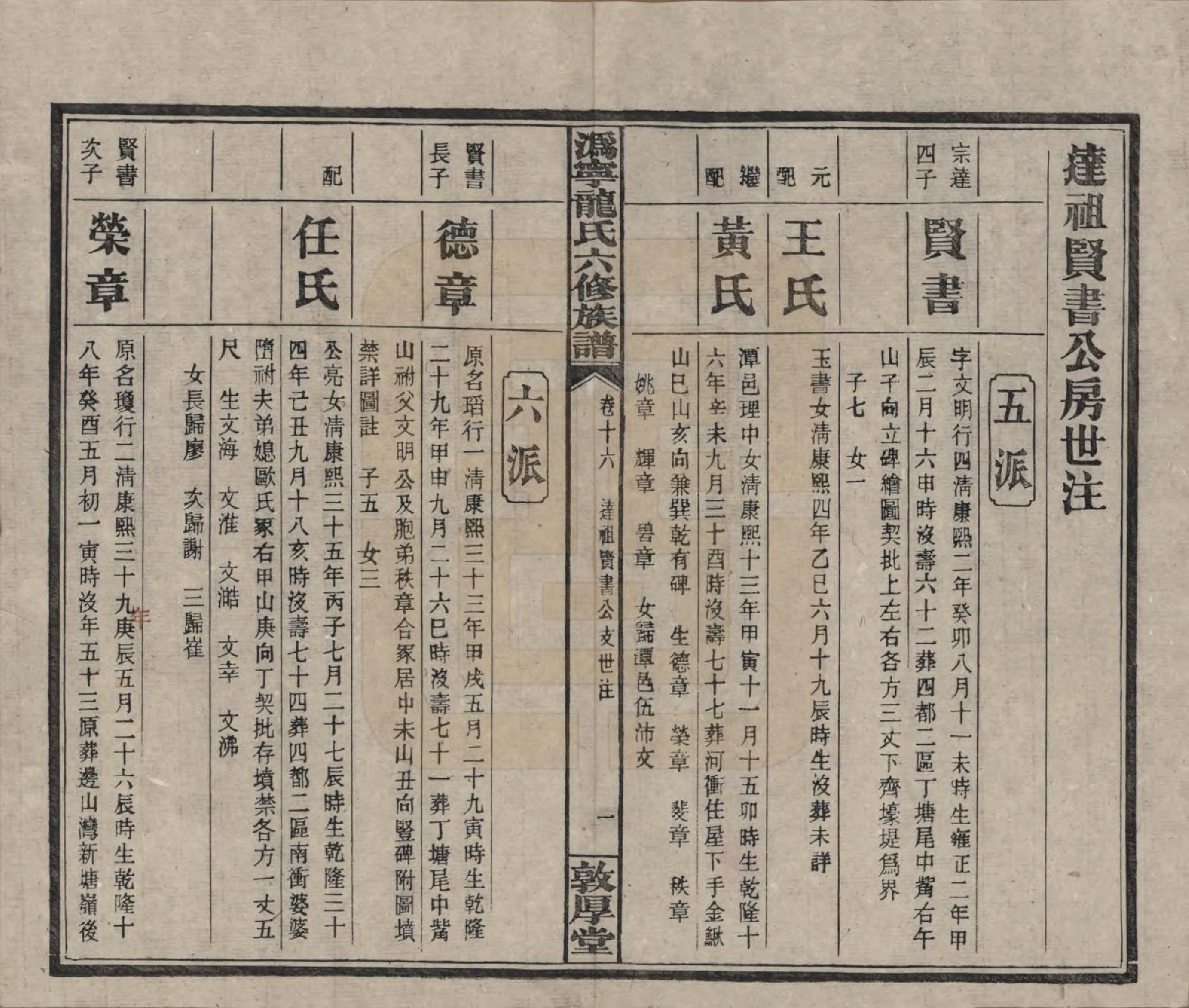 GTJP1001.龙.湖南宁乡.伪宁龙氏六修族谱.民国31年（1942）_016.pdf_第1页