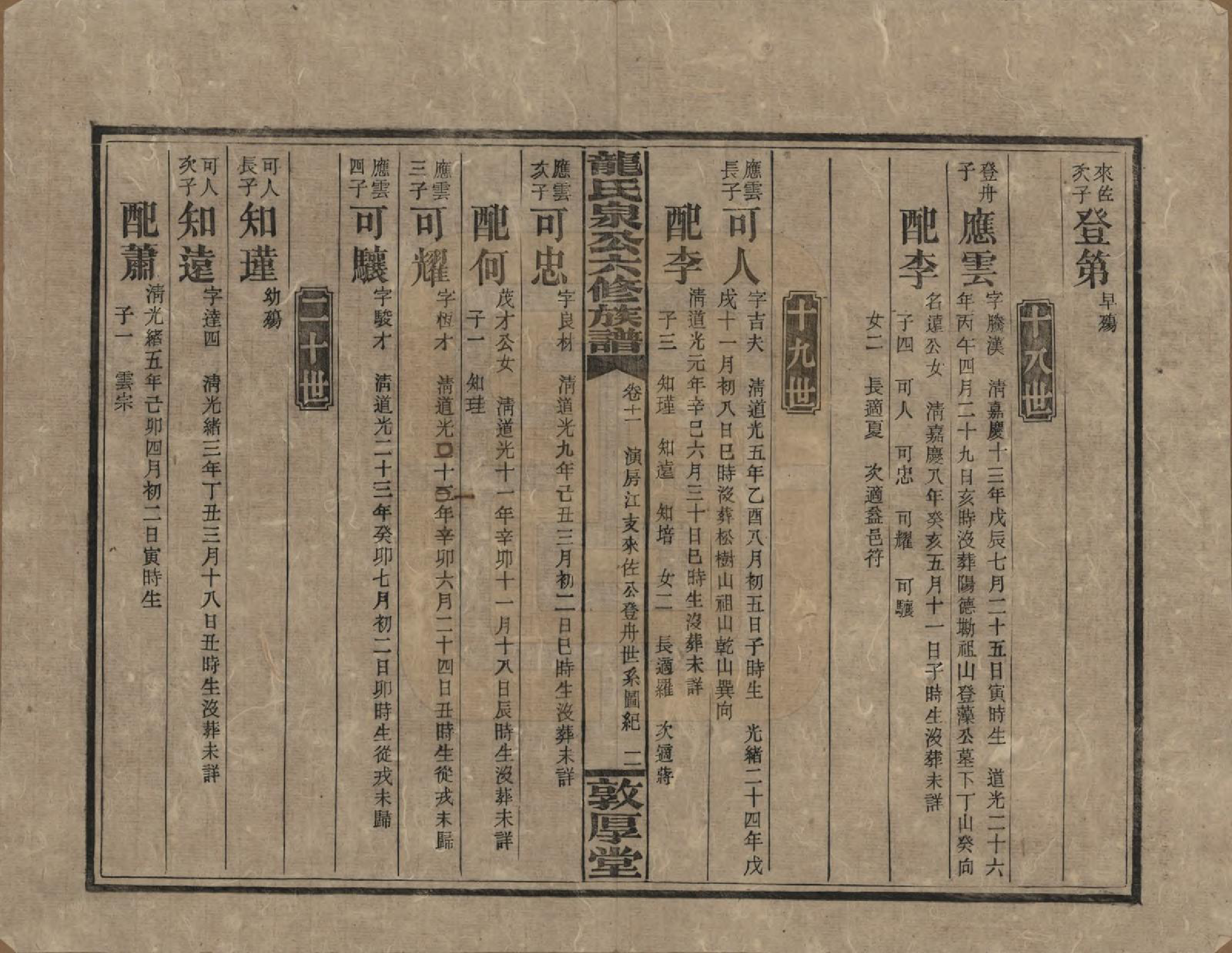 GTJP1002.龙.湖南安化.龙氏泉公六修族谱.民国31年（1942）_011.pdf_第2页