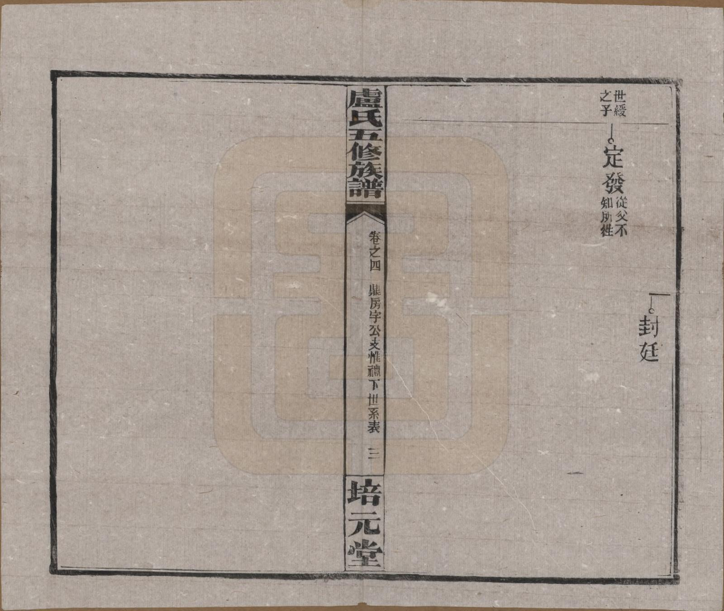 GTJP1007.卢.湖南益阳.卢氏五修族谱十四卷.民国三十六年（1947）_004.pdf_第3页