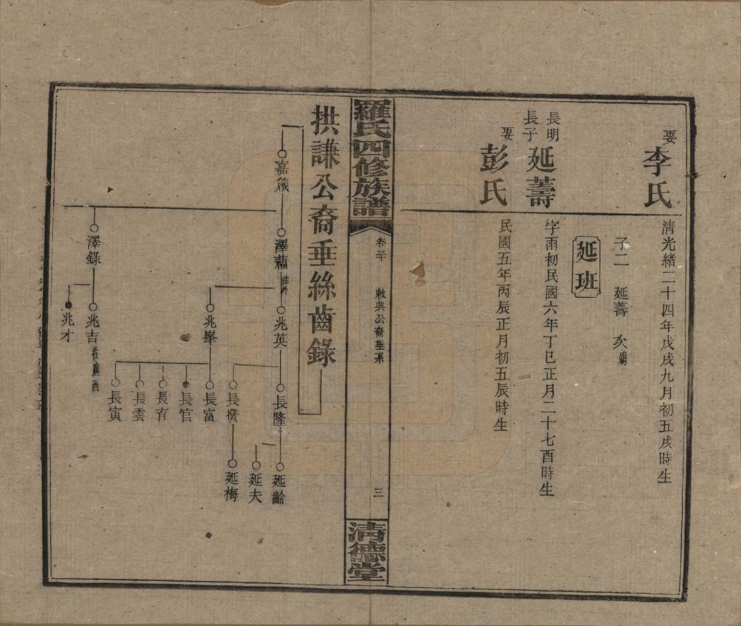 GTJP1031.罗.湖南湘乡.罗氏四修族谱.民国20年[1931]_030.pdf_第3页