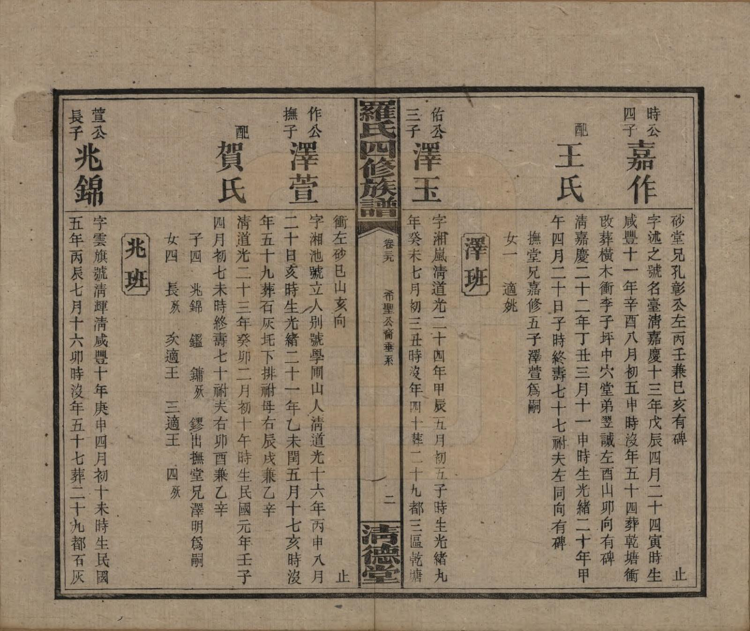 GTJP1031.罗.湖南湘乡.罗氏四修族谱.民国20年[1931]_039.pdf_第2页