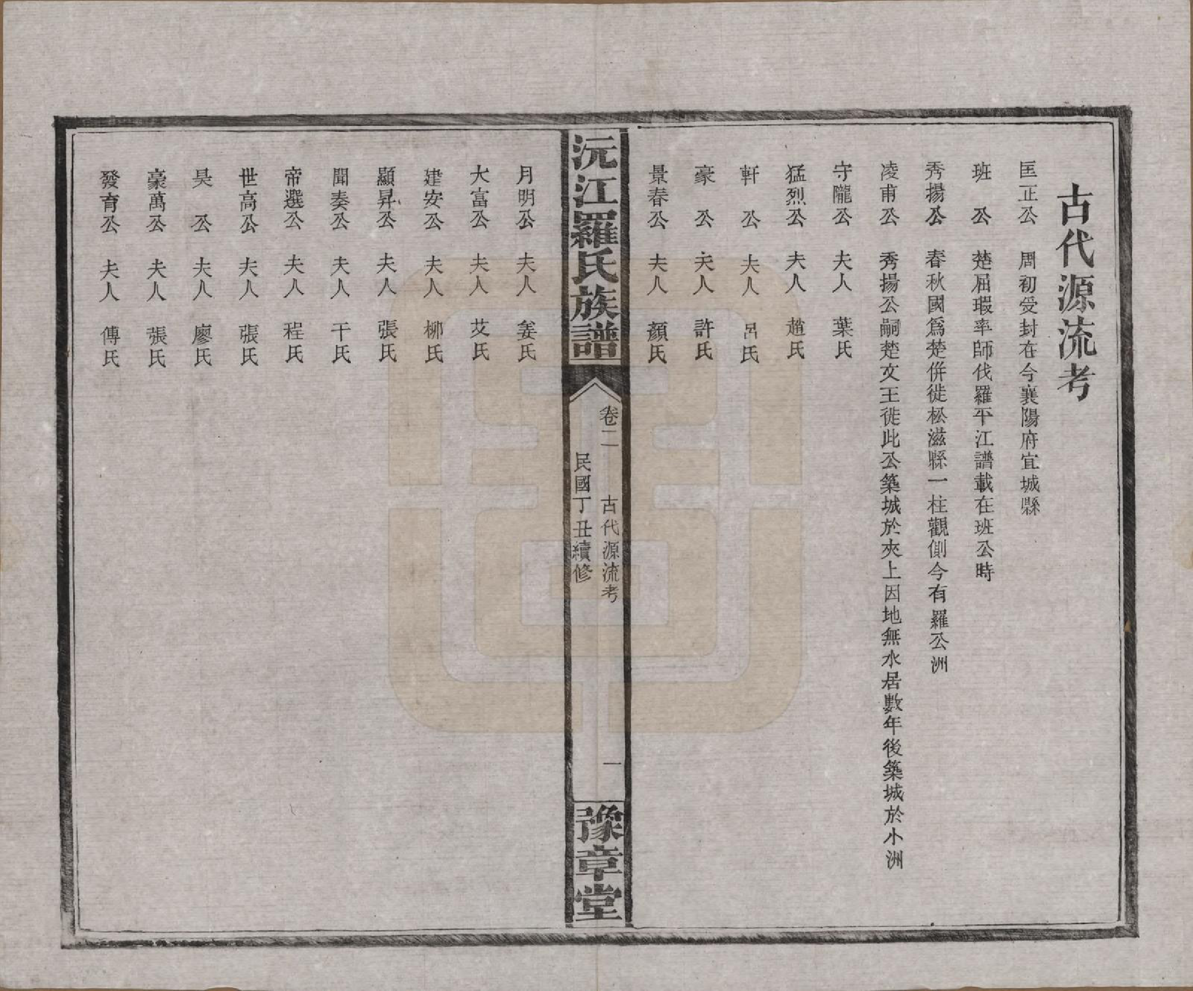 GTJP1032.罗.湖南益阳.沅江罗氏族谱.民国26年[1937]_002.pdf_第2页