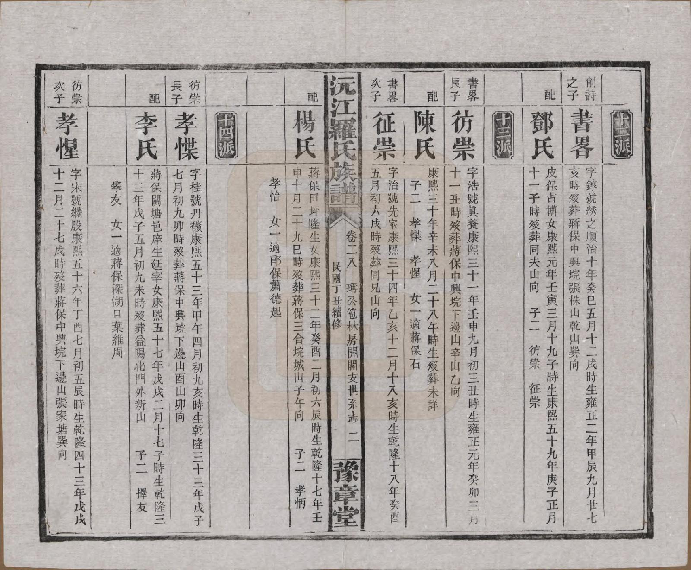 GTJP1032.罗.湖南益阳.沅江罗氏族谱.民国26年[1937]_028.pdf_第2页