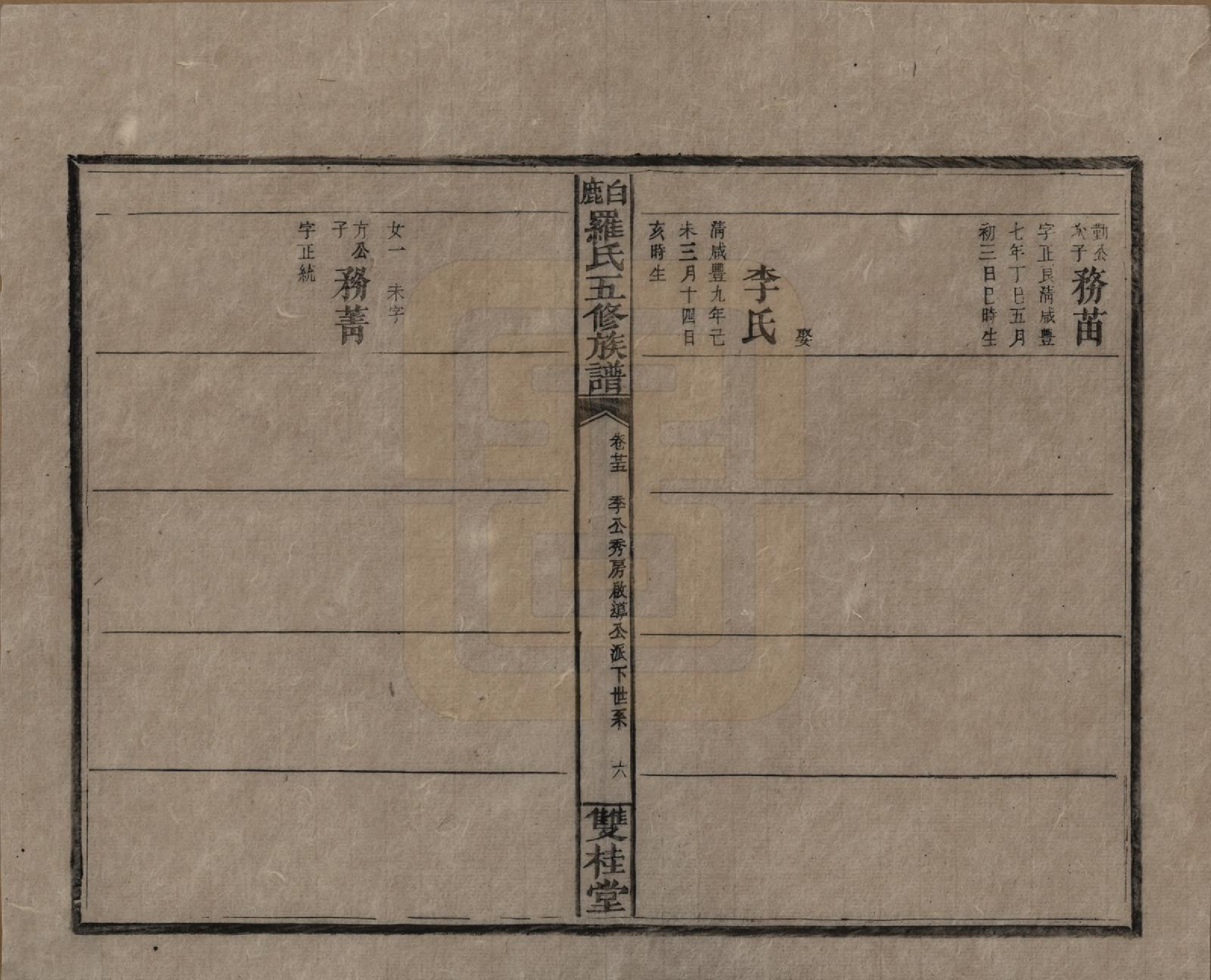 GTJP1033.罗.湖南邵阳.邵陵白鹿罗氏五修族谱.民国2年[1913]_025.pdf_第3页