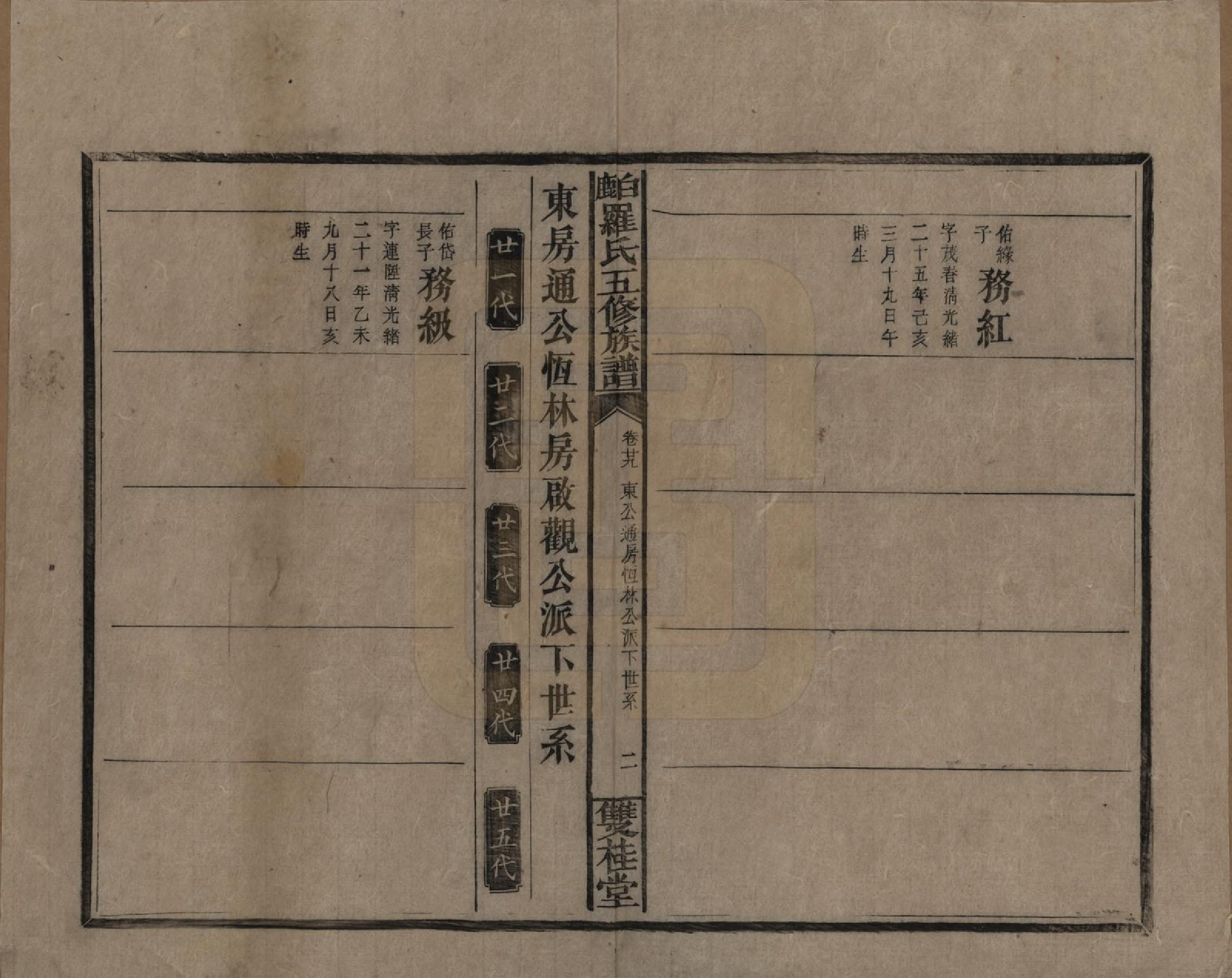 GTJP1033.罗.湖南邵阳.邵陵白鹿罗氏五修族谱.民国2年[1913]_029.pdf_第2页