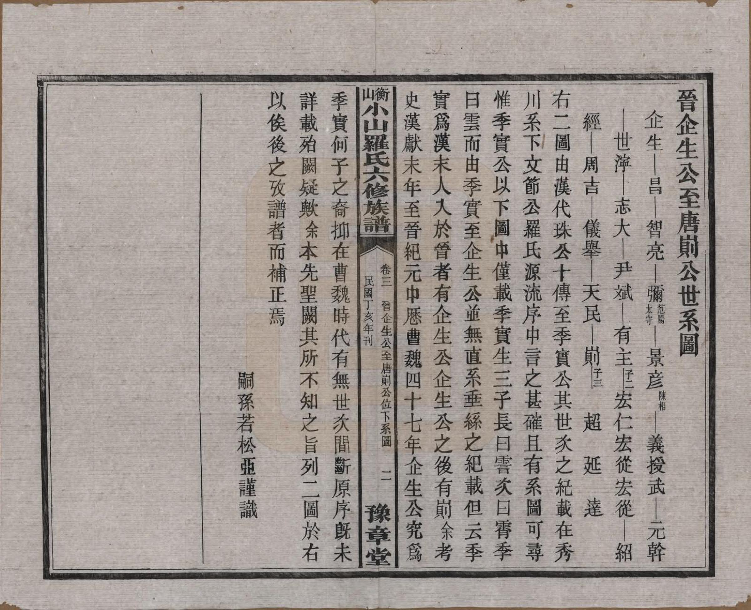 GTJP1037.罗.湖南湘乡.衡山小山罗氏六修族谱.民国37年[1948]_003.pdf_第2页