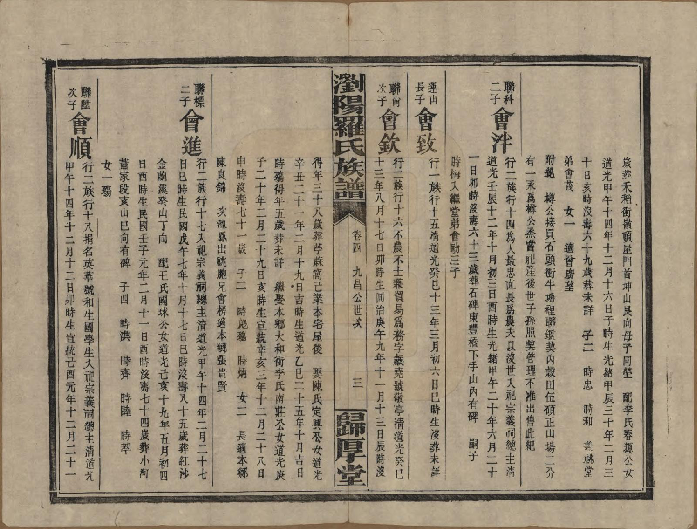 GTJP1038.罗.湖南浏阳.浏阳珠琳村罗氏厚堂四修族谱.民国8年(1919)_004.pdf_第3页