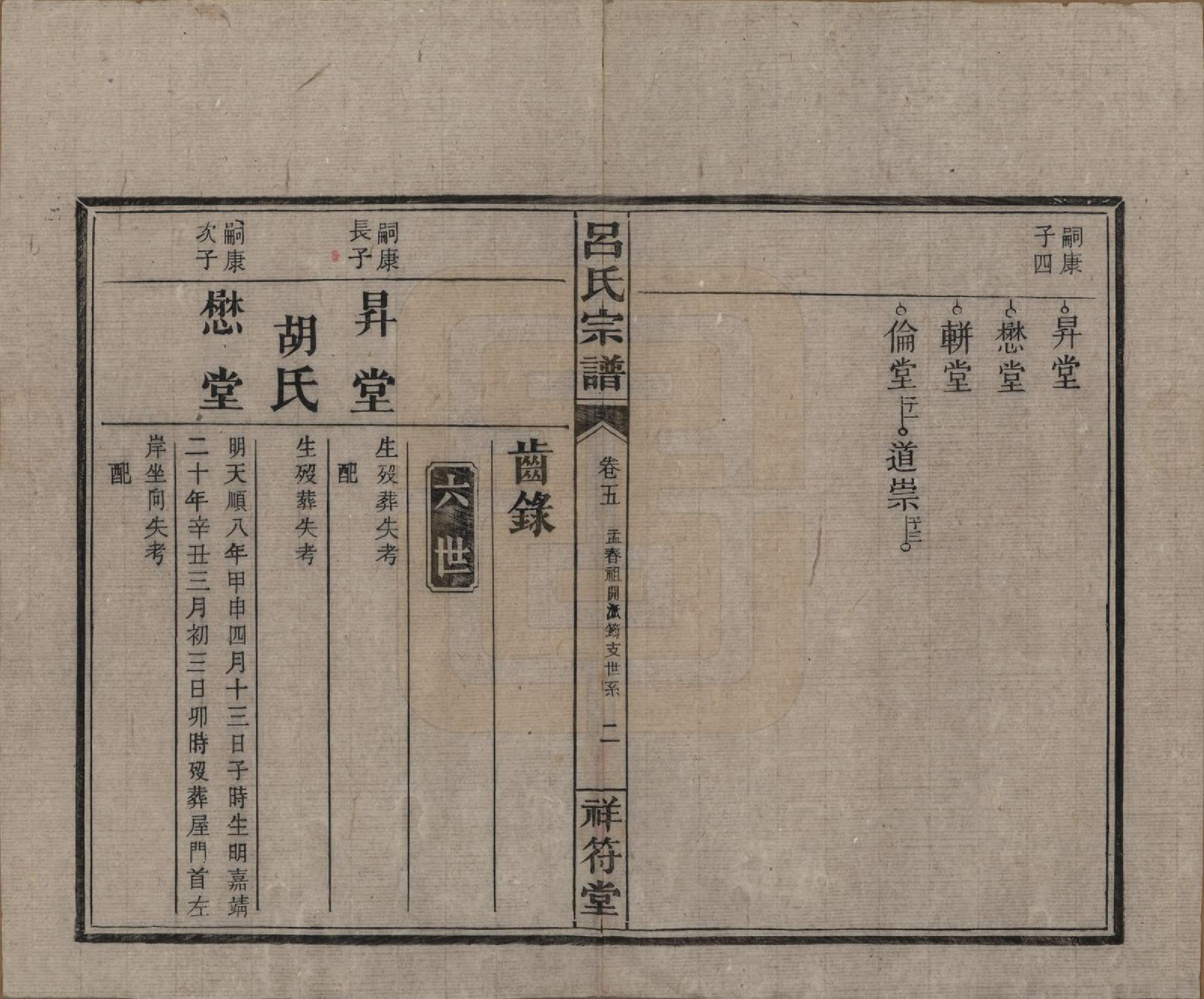 GTJP1047.吕.湖南常德.祥符吕氏四修宗谱.民国11年[1922]_005.pdf_第2页