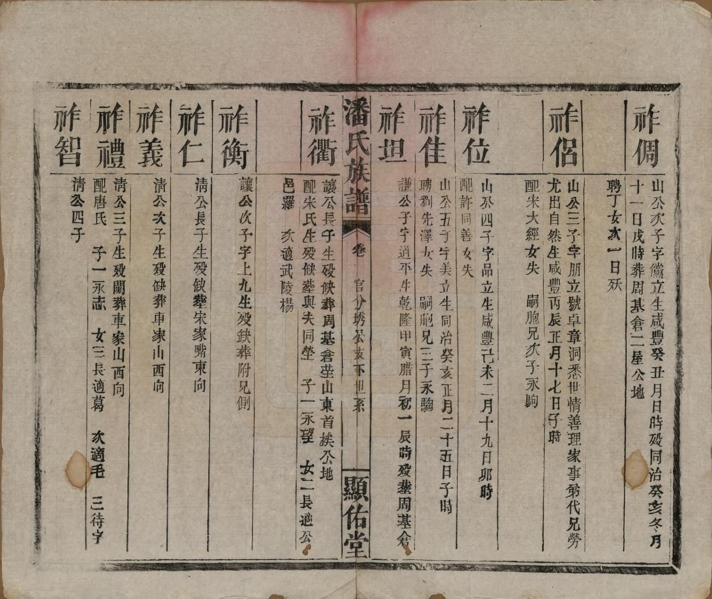 GTJP1123.潘.湖南湘乡.潘氏族谱.清光绪21年[1895]_012.pdf_第2页