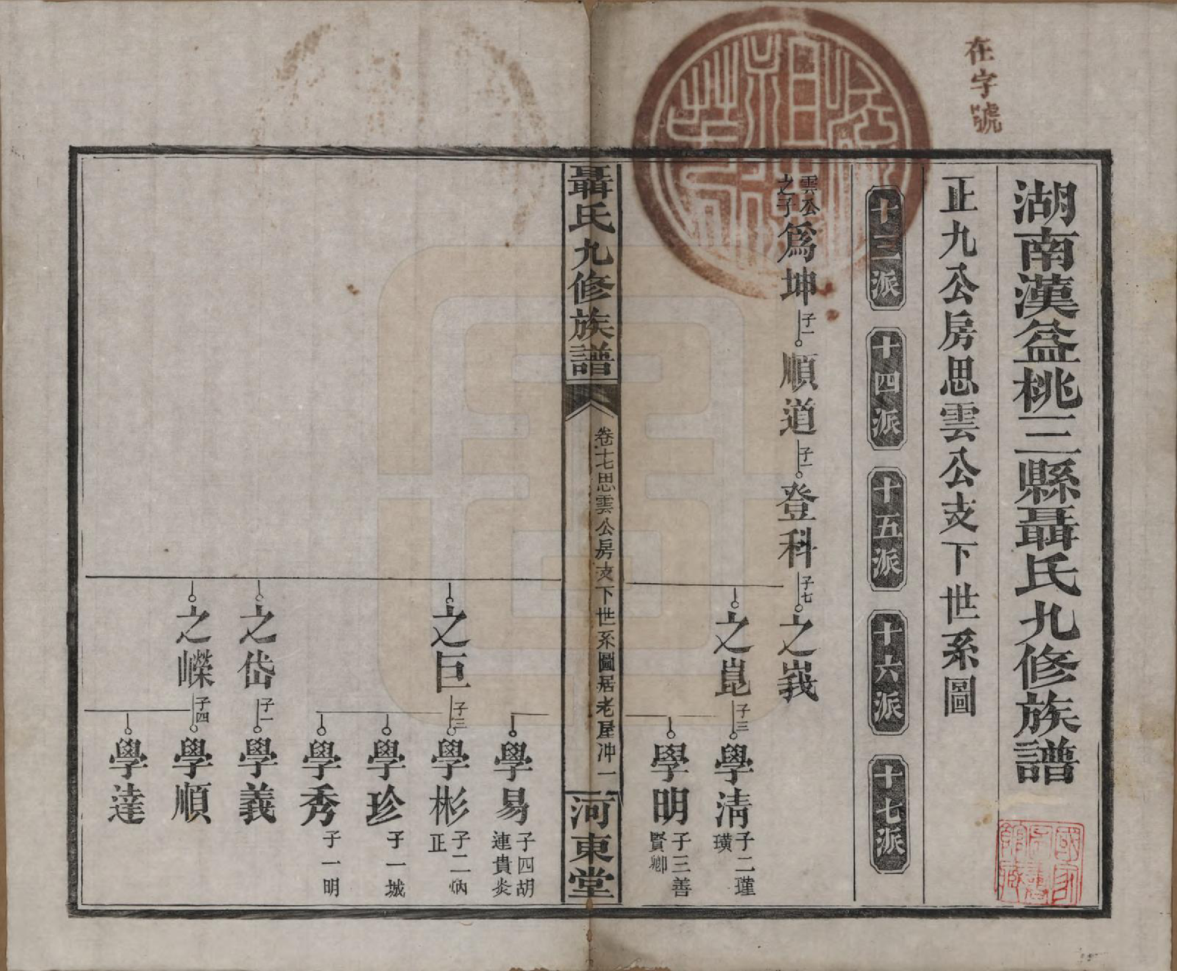 GTJP1109.聂.湖南常德.湖南汉益桃三县聂氏九修族谱.民国38年（1949）_017.pdf_第1页