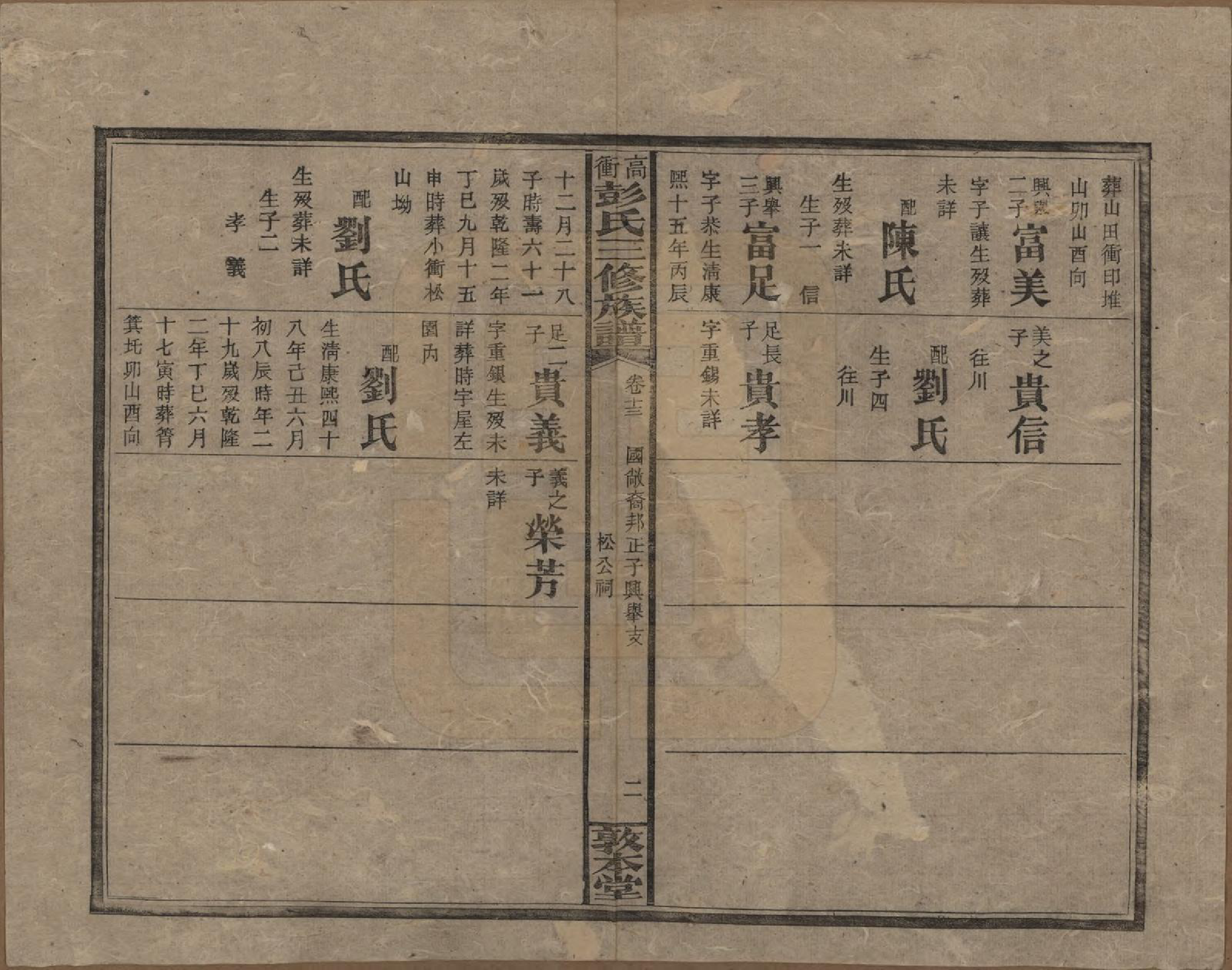 GTJP1139.彭.湖南湘乡.高冲彭氏三修族谱.民国31年[1942]_013.pdf_第2页