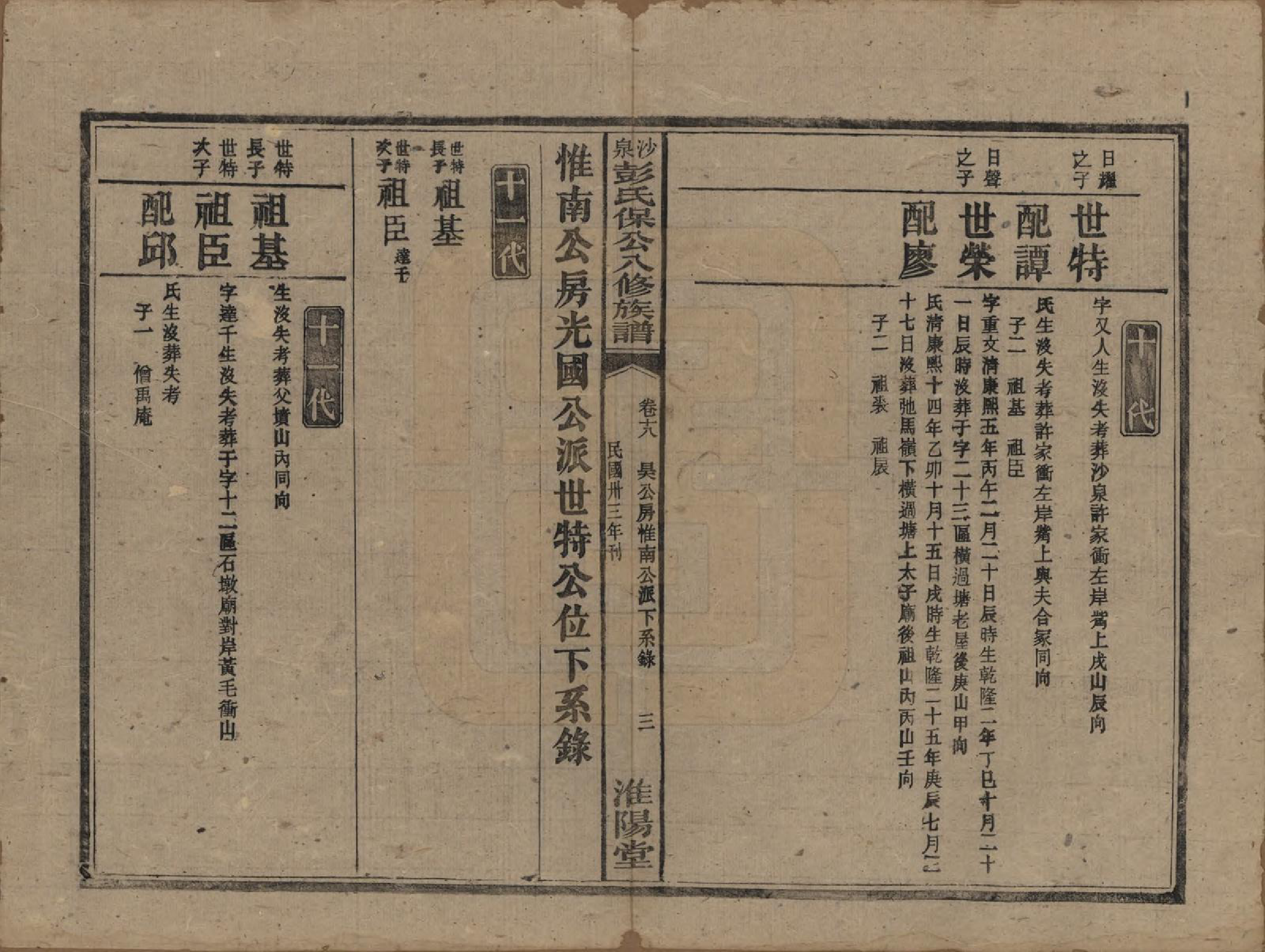 GTJP1140.彭.湖南衡阳.衡山沙泉彭氏保公八修族谱.民国33年[1944]_018.pdf_第3页