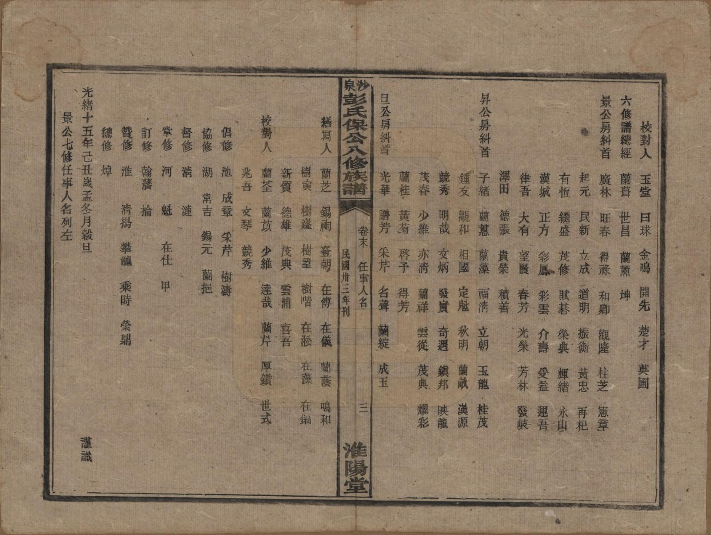 GTJP1140.彭.湖南衡阳.衡山沙泉彭氏保公八修族谱.民国33年[1944]_023.pdf_第3页