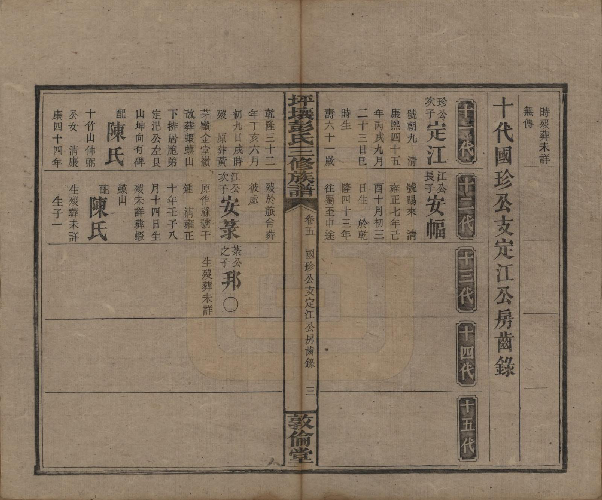 GTJP1141.彭.湖南衡阳.坪壤彭氏三修族谱.民国33年[1944]_005.pdf_第3页