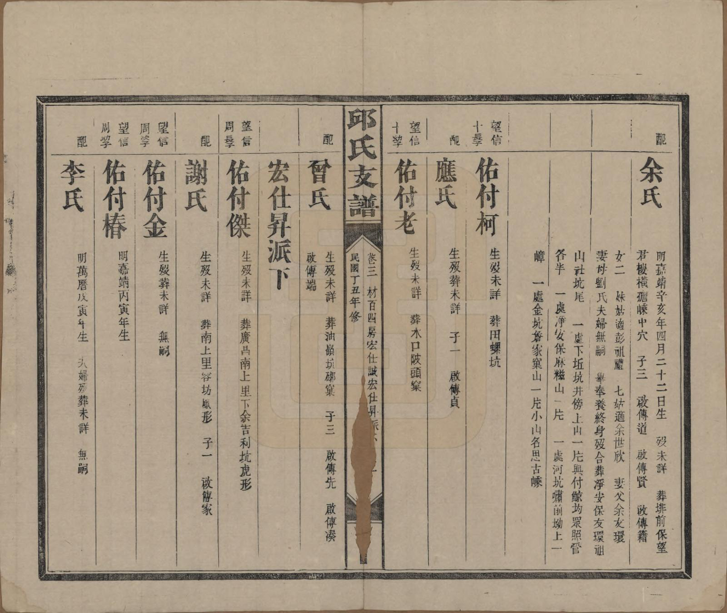 GTJP1204.邱.湖南浏阳.邱氏支谱.民国二十六年（1937）_003.pdf_第3页