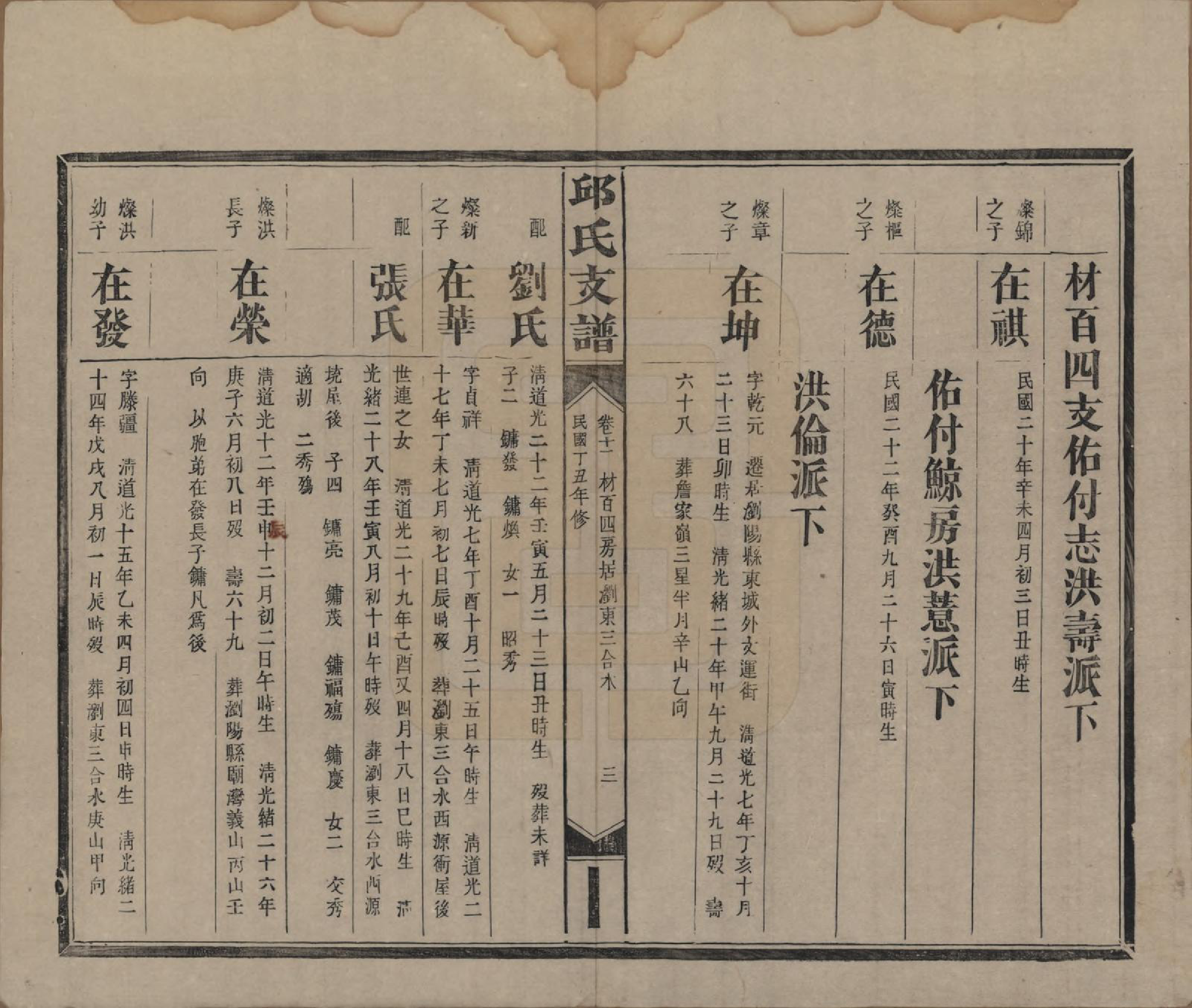 GTJP1204.邱.湖南浏阳.邱氏支谱.民国二十六年（1937）_011.pdf_第3页