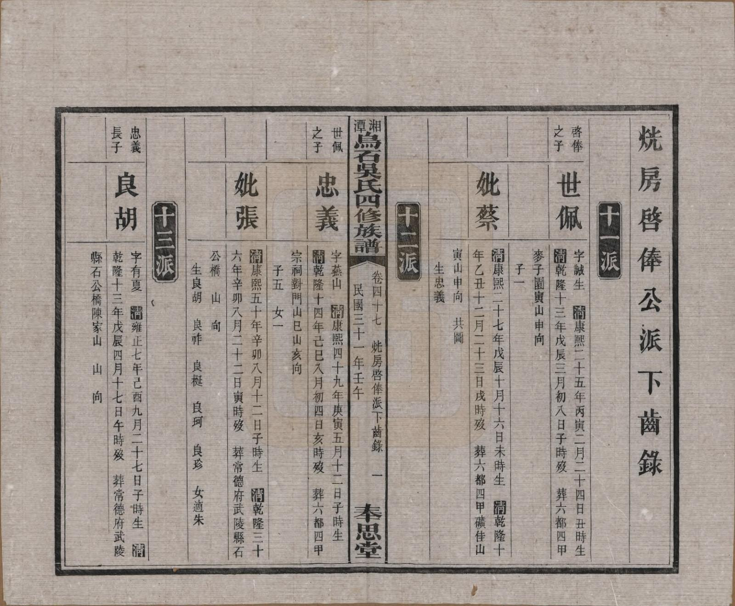 GTJP1662.吴.湖南湘潭.湘潭乌石吴氏四修族谱五十九卷.民国三十一年（1942）_047.pdf_第2页