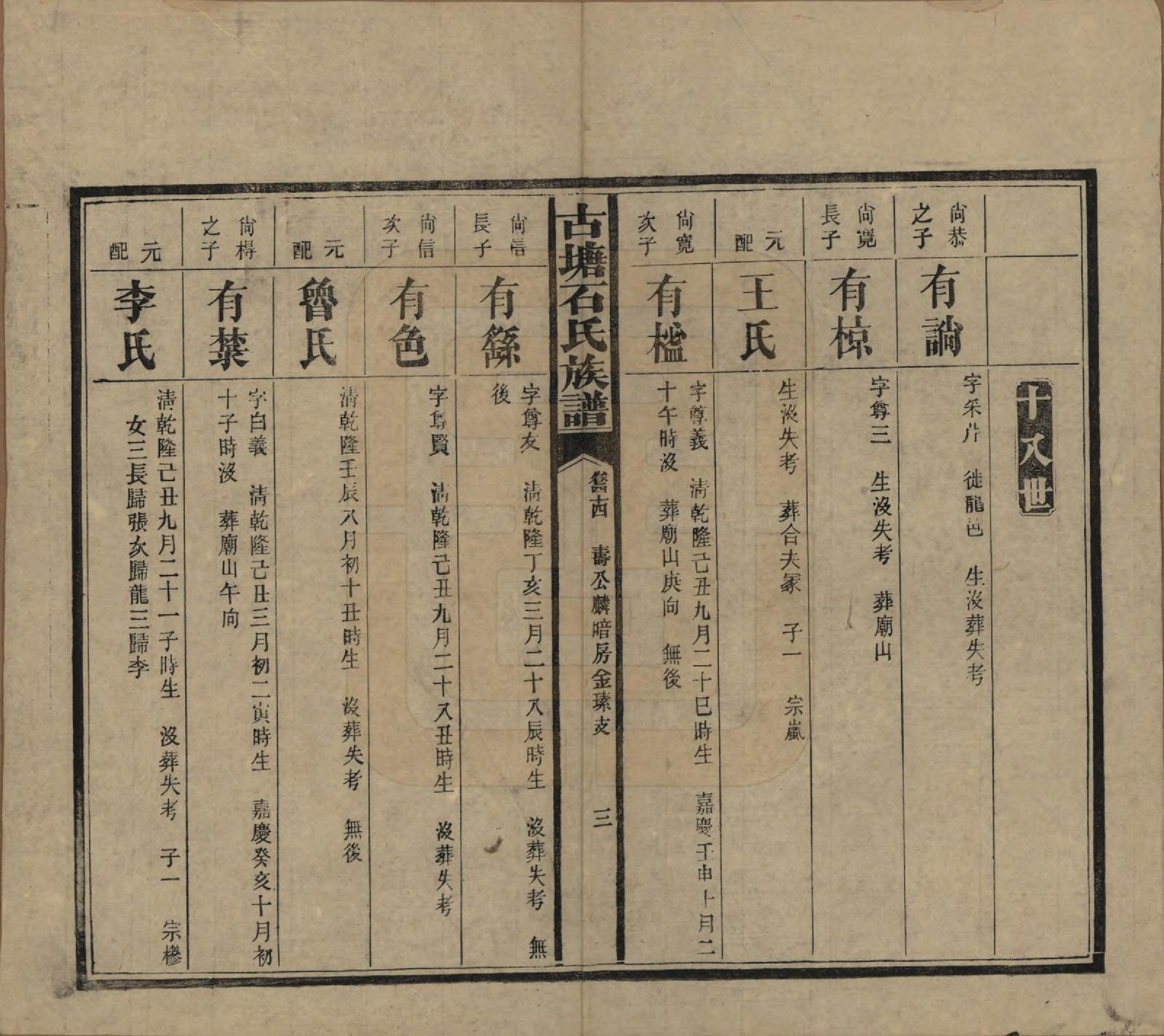 GTJP1312.石.湖南沅江.古塘石氏族谱.民国20年（1931）_044.pdf_第3页