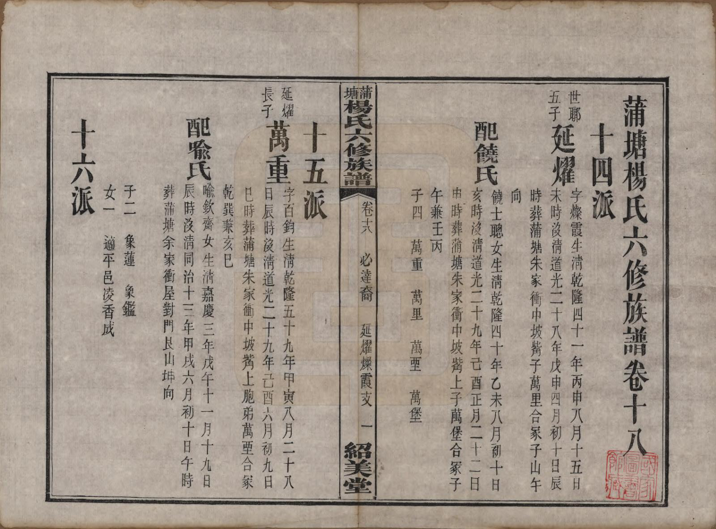 GTJP1941.杨.湖南长沙.蒲塘杨氏六修族谱.民国18年[1929]_018.pdf_第1页