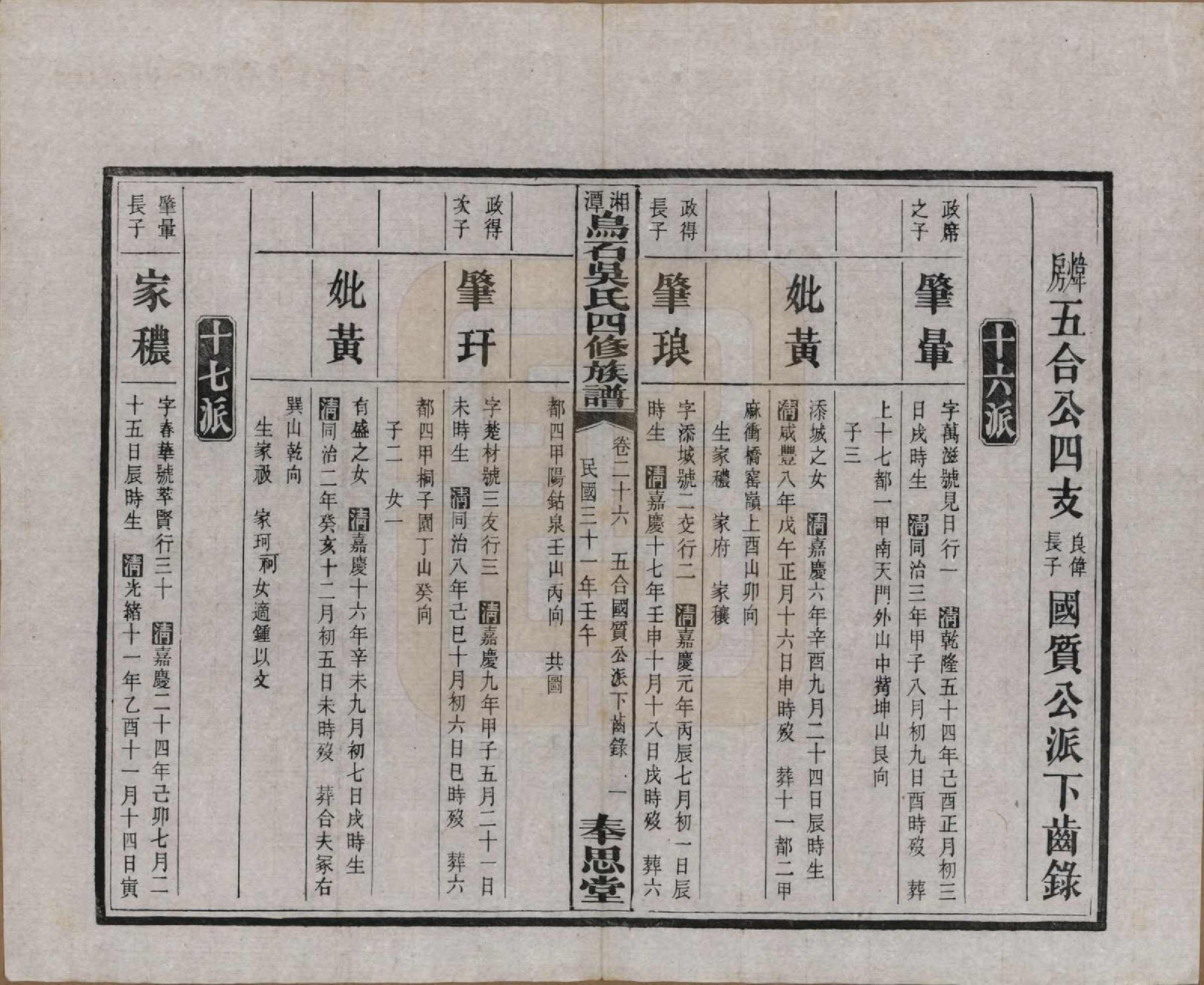 GTJP1662.吴.湖南湘潭.湘潭乌石吴氏四修族谱五十九卷.民国三十一年（1942）_026.pdf_第3页