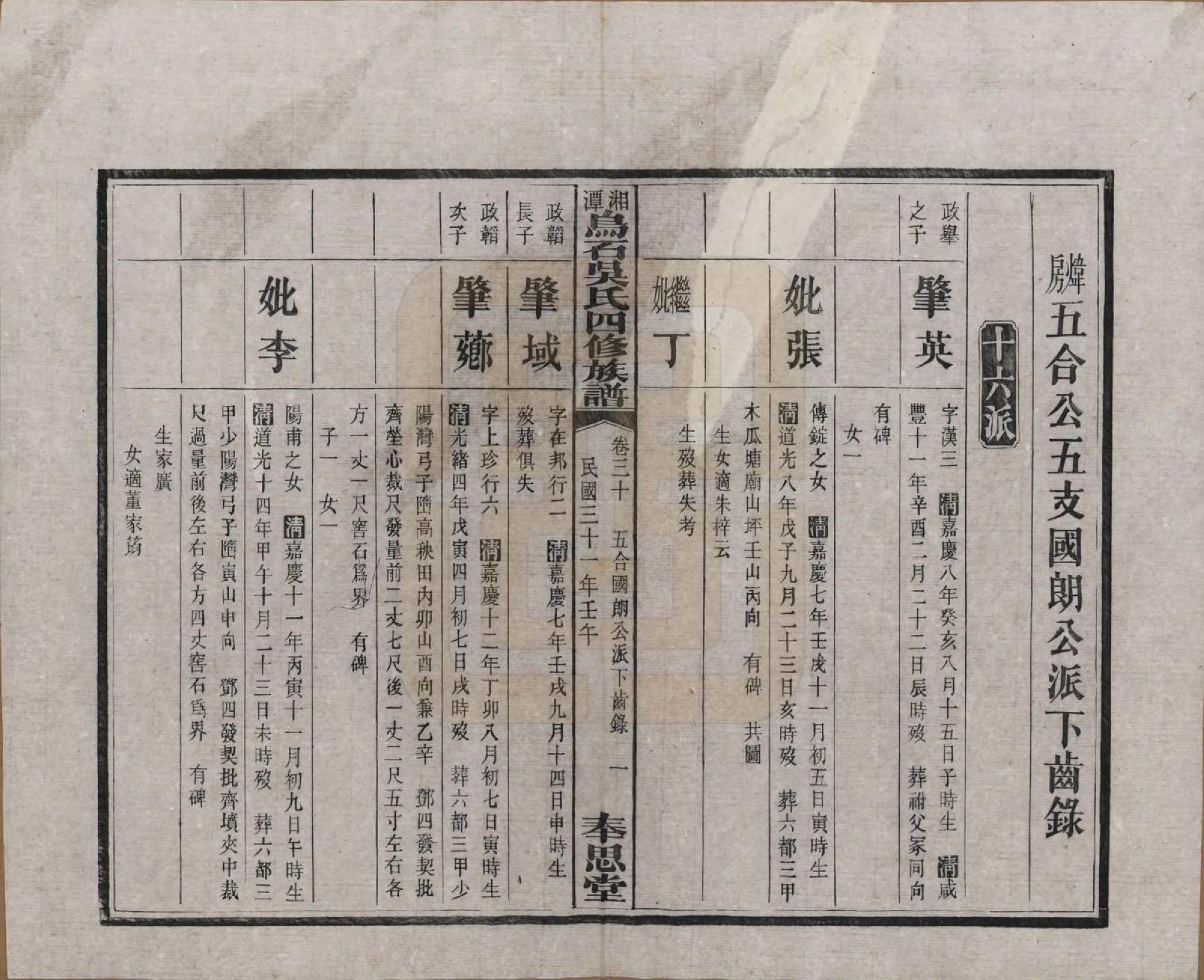 GTJP1662.吴.湖南湘潭.湘潭乌石吴氏四修族谱五十九卷.民国三十一年（1942）_030.pdf_第3页