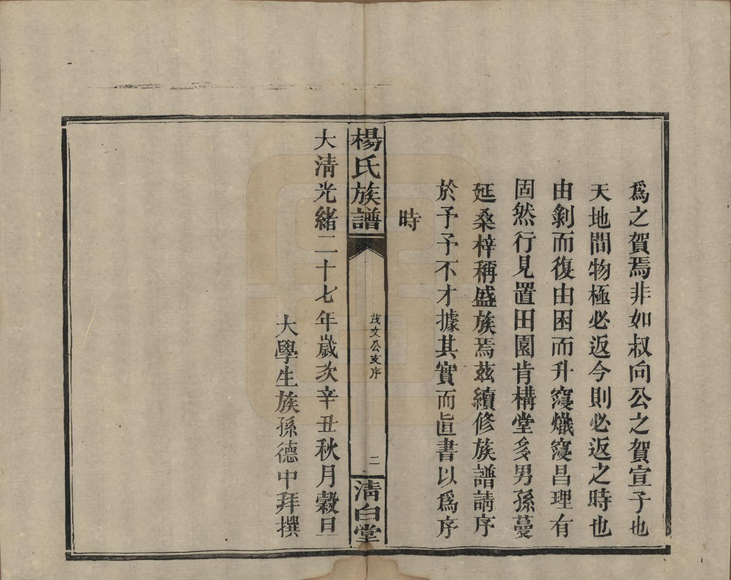 GTJP1975.杨.湖南浏阳、江西万载.杨氏族谱.清光绪27年[1901]_011.pdf_第2页