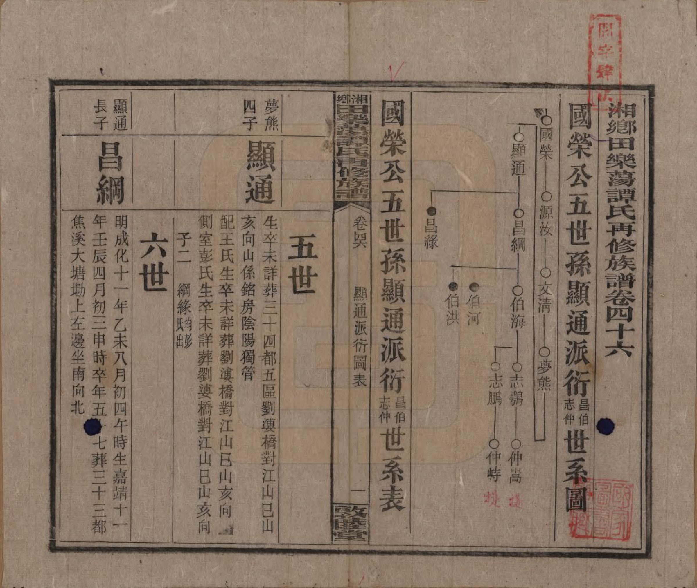 GTJP1375.谭.湖南湘潭.湘乡田乐荡谭氏再修族谱.民国13年（1924）_046.pdf_第1页