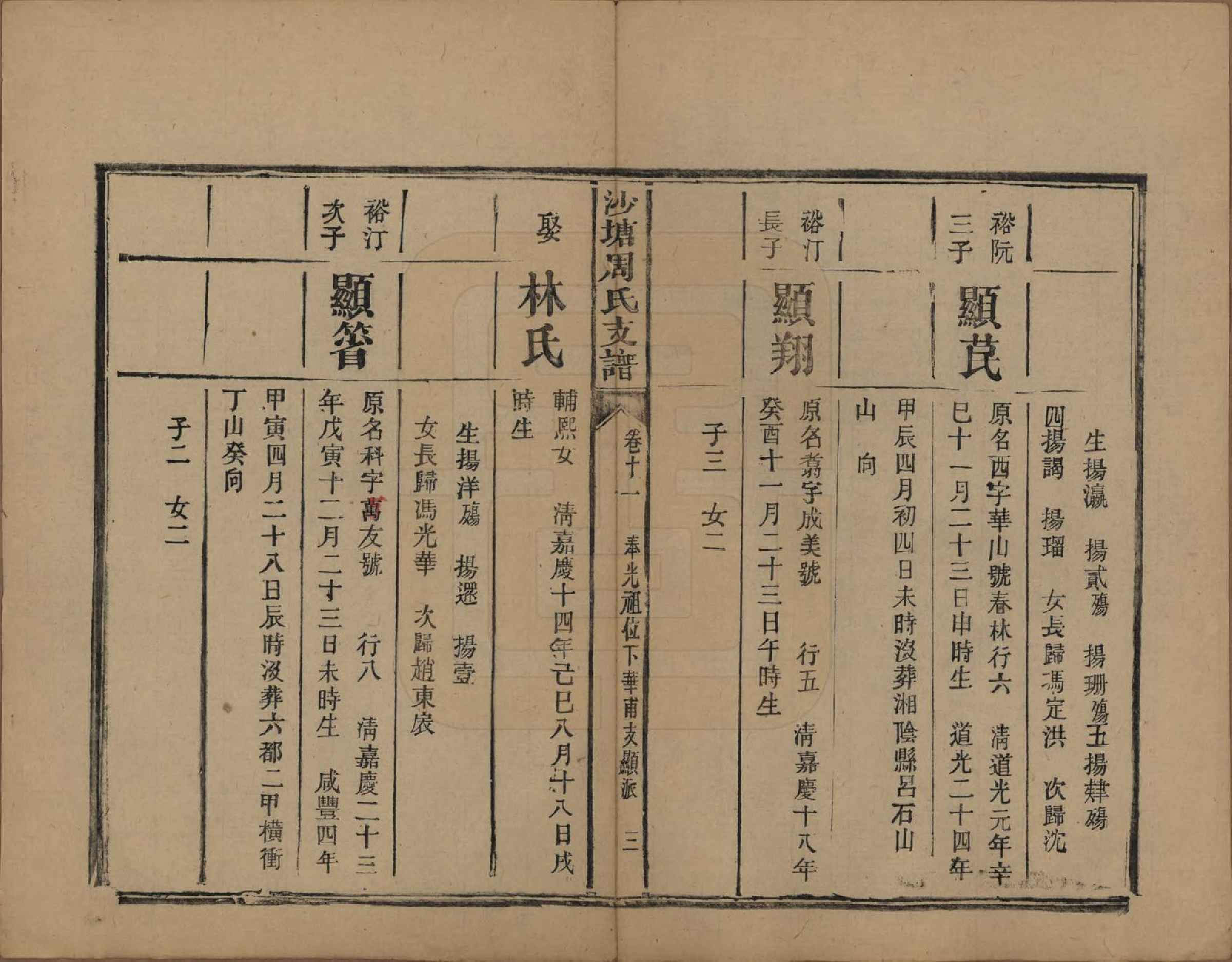 GTJP2349.周.湖南.中湘沙塘周氏支谱十三卷.清同治五年（1866）_011.pdf_第3页