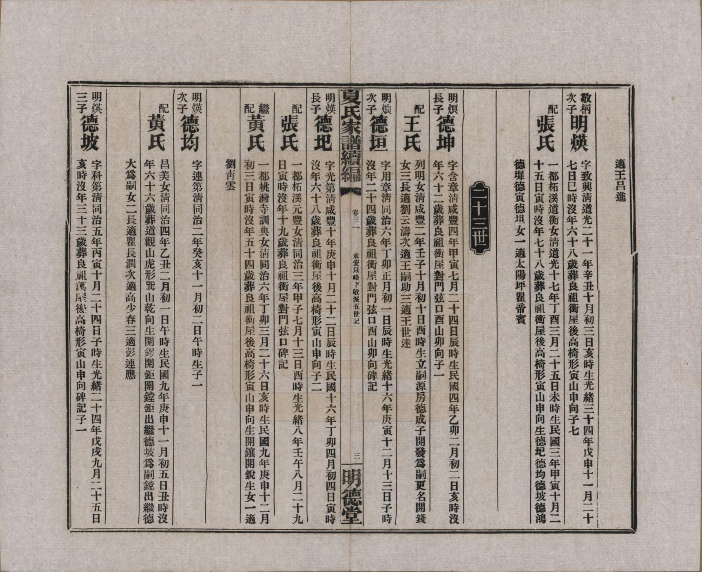 GTJP1725.夏.湖南益阳.夏氏族谱续编.民国二十年(1931)_031.pdf_第3页