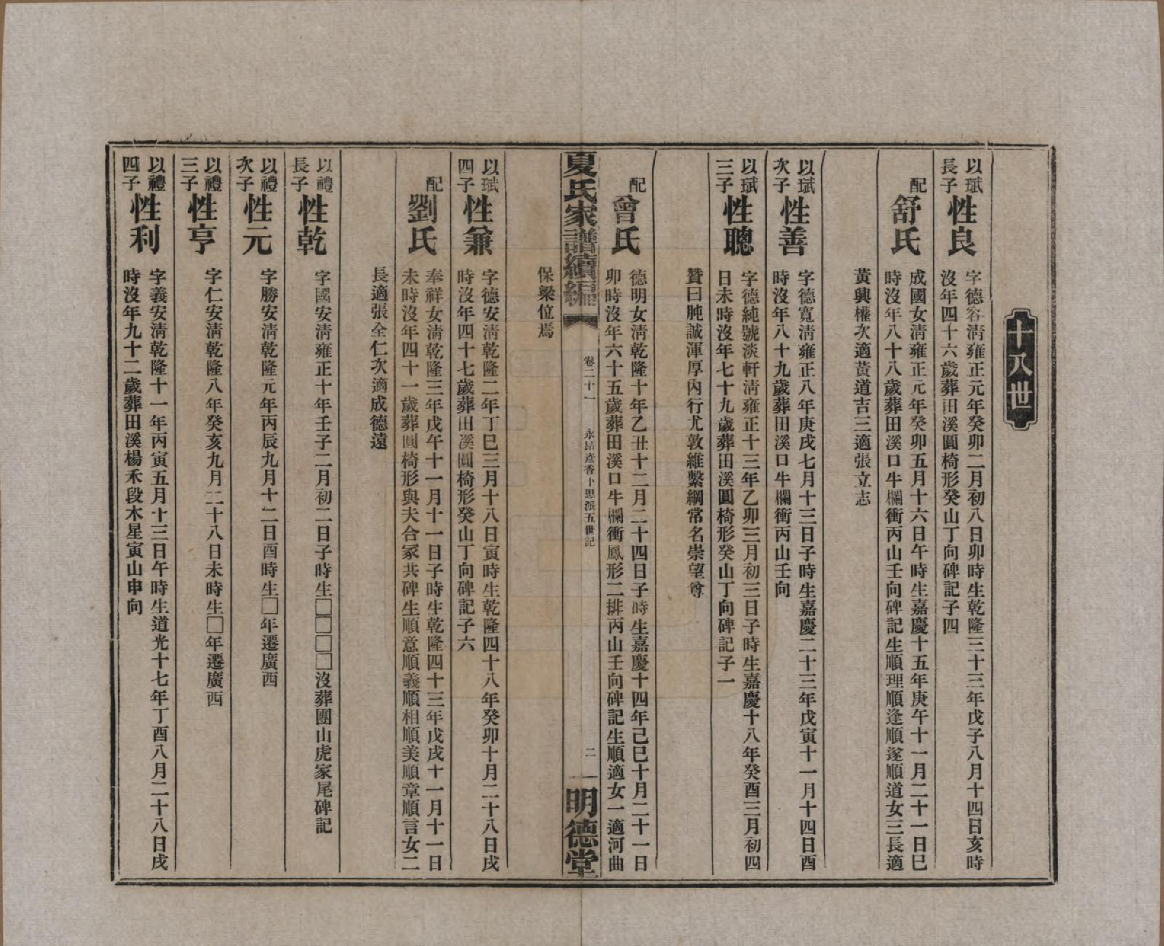 GTJP1725.夏.湖南益阳.夏氏族谱续编.民国二十年(1931)_015.pdf_第2页